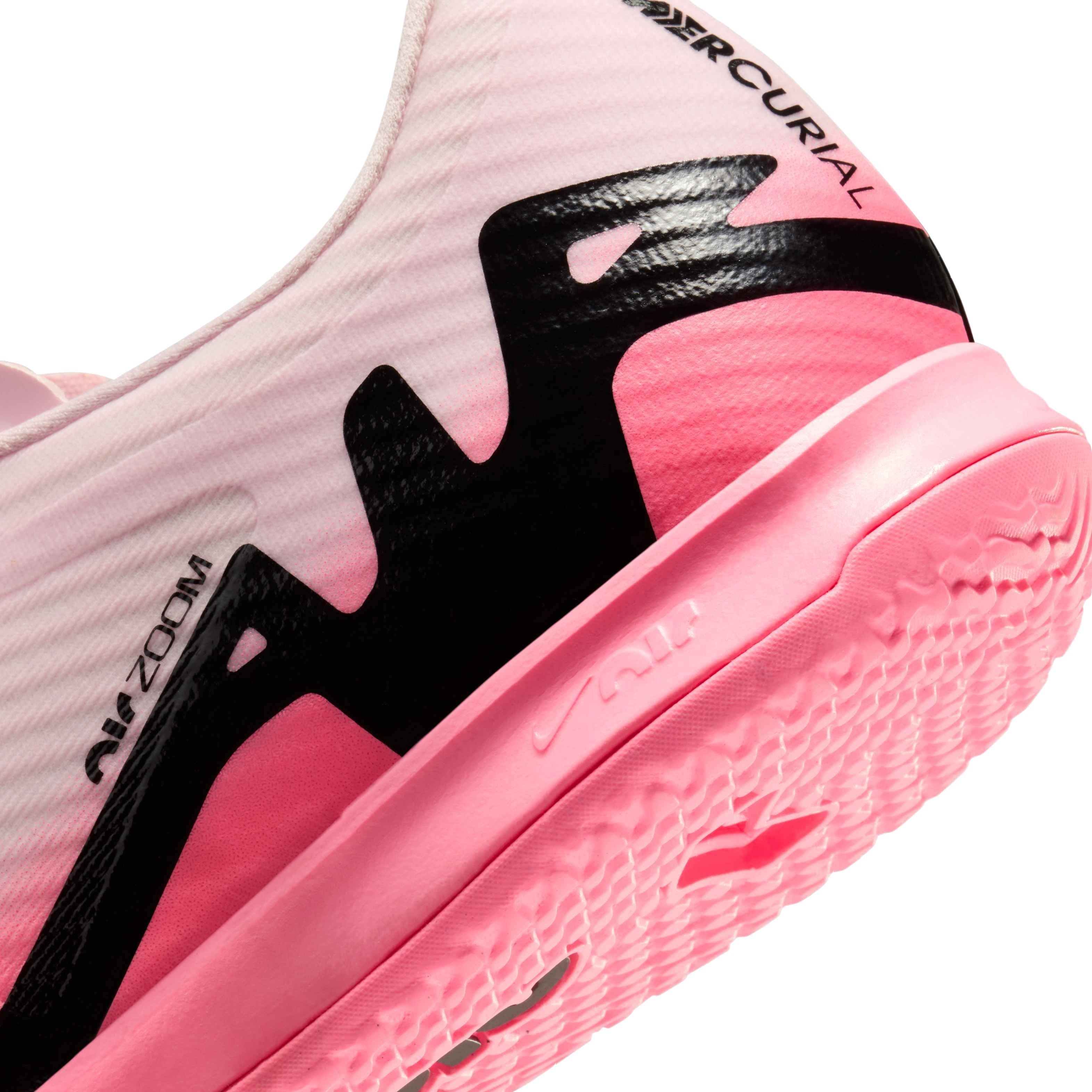 Nike Mercurial Vapor 15 Academy Indoor/Court "Pink Foam/Black" Men's Soccer Shoe - PINK/BLACK Thumbnail View 7