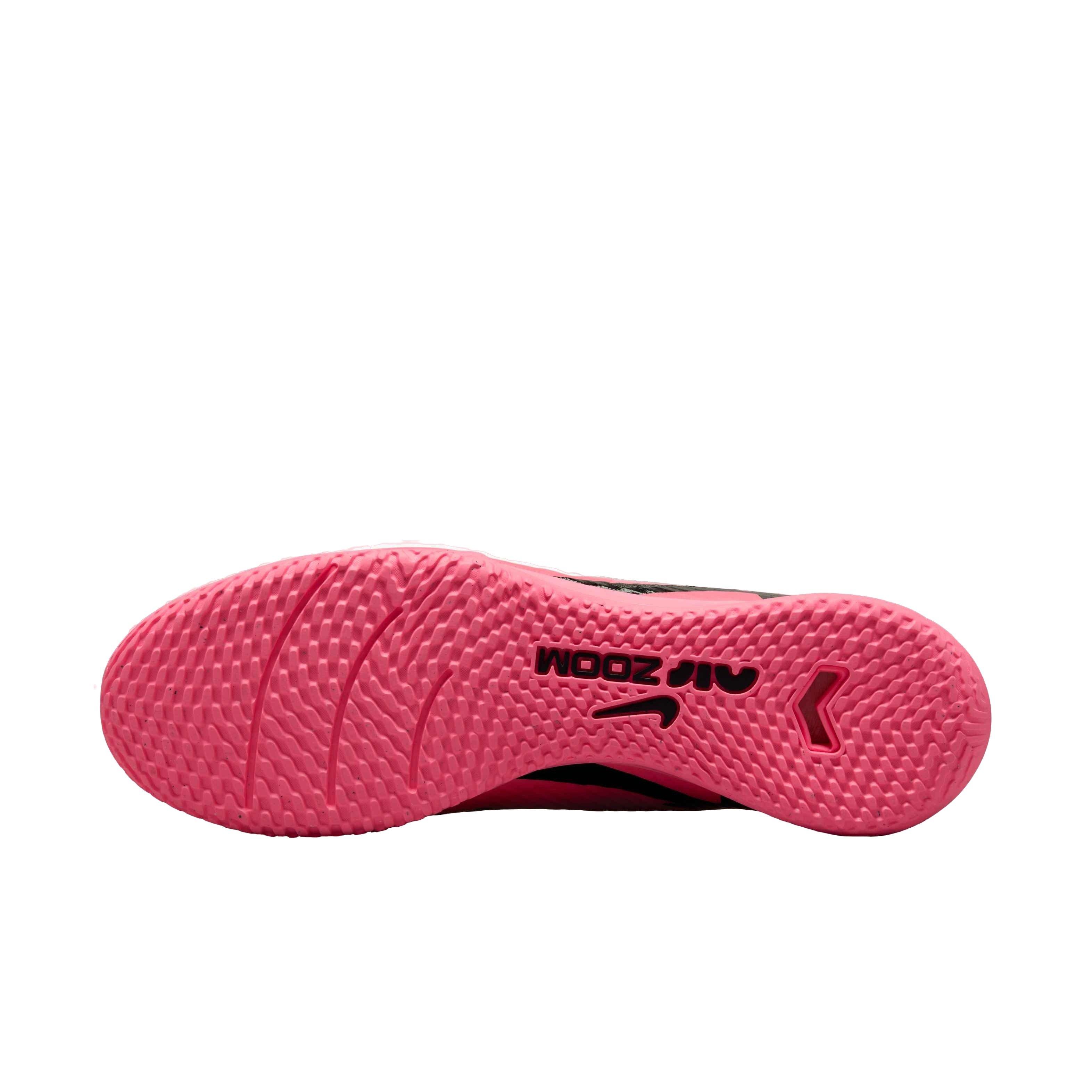 Nike Mercurial Vapor 15 Academy Indoor/Court "Pink Foam/Black" Men's Soccer Shoe - PINK/BLACK Thumbnail View 8
