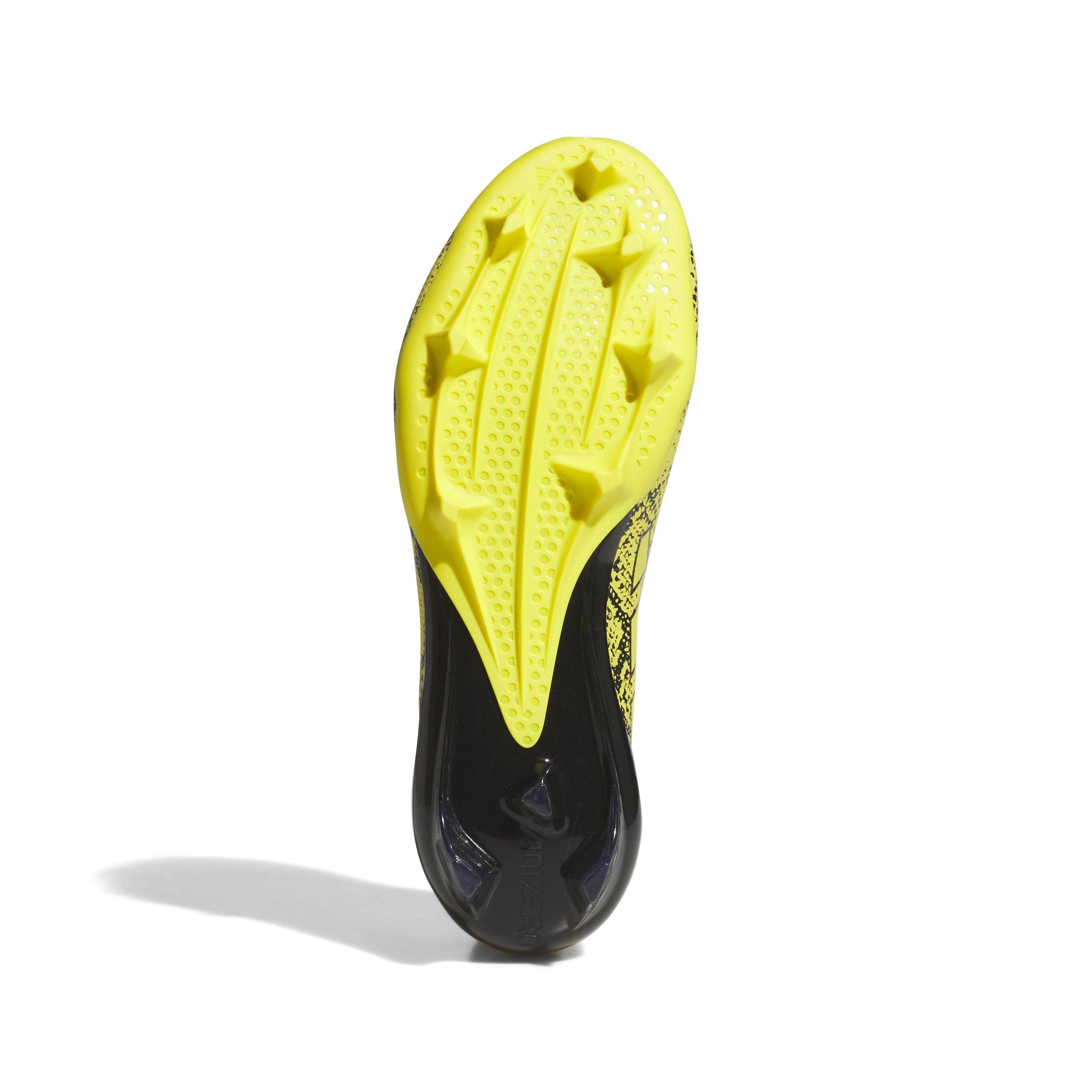 adidas Adizero Electric 7v7 "Team Yellow/Core Black/Team Yellow" Men's Football Cleat - YELLOW/BLACK/YELLOW Thumbnail View 6