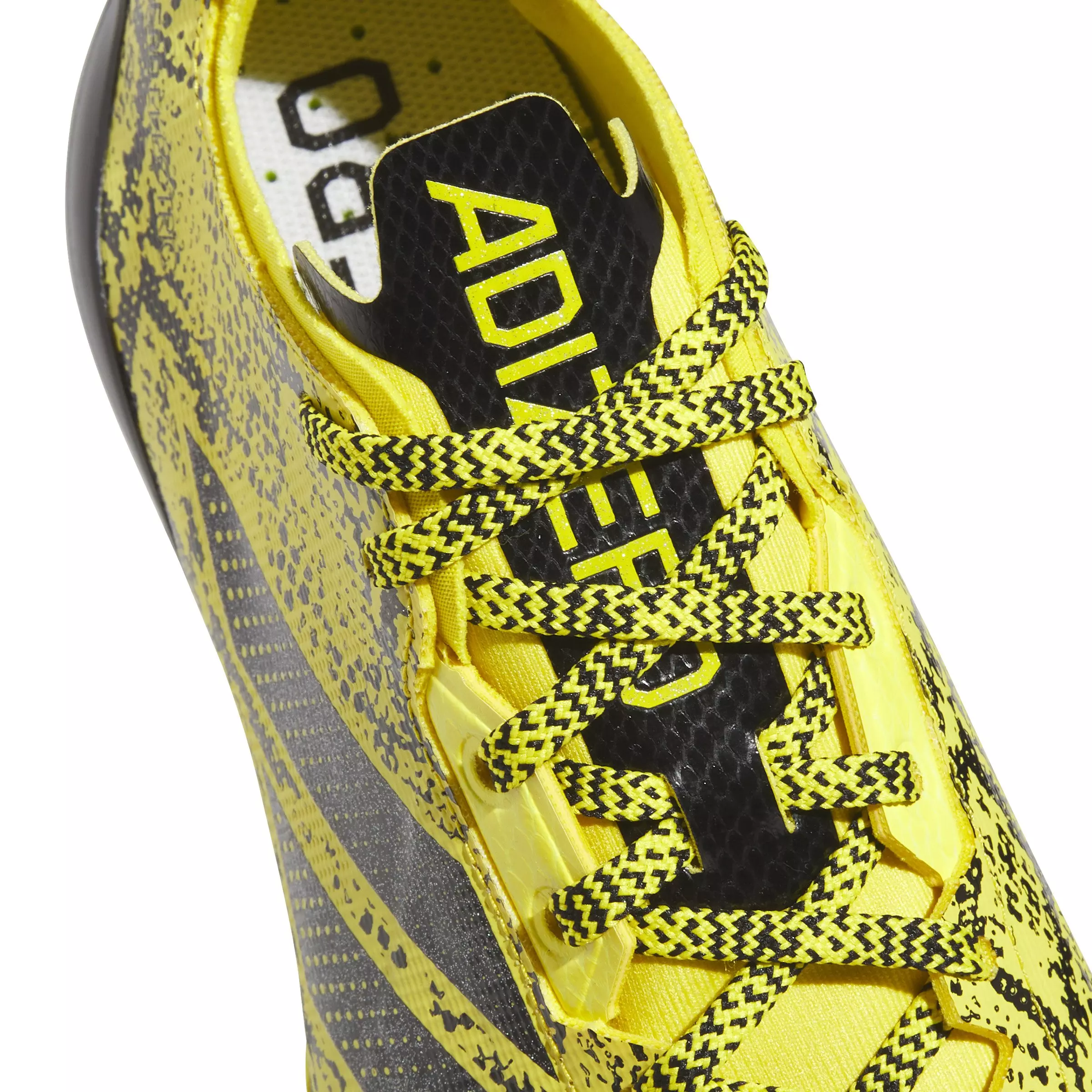 adidas Adizero Electric 7v7 "Team Yellow/Core Black/Team Yellow" Men's Football Cleat - YELLOW/BLACK/YELLOW