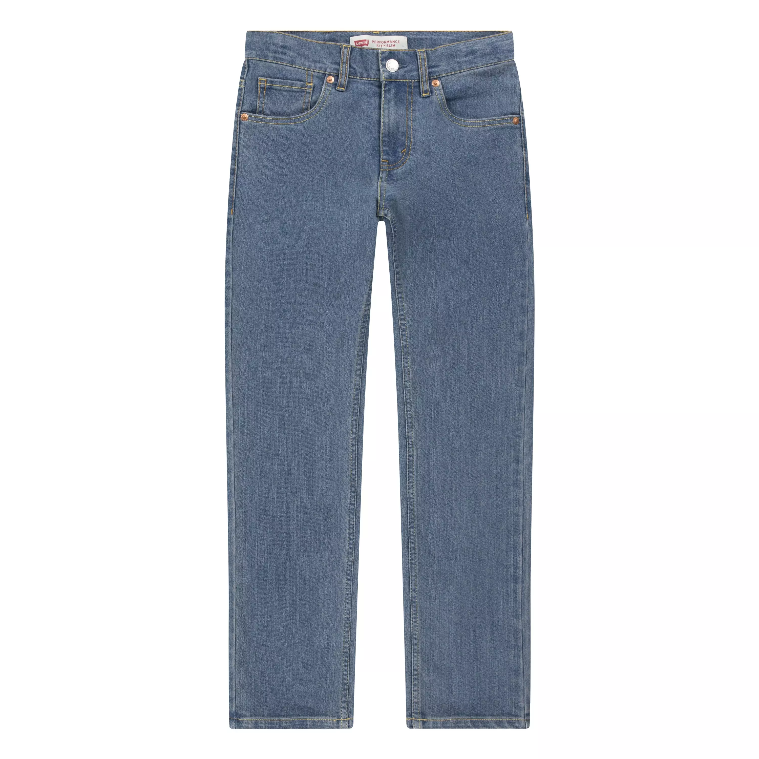 Levi's Big Boys' 511 Slim Fit Performance Blue Wash Denim Jeans - BLUE