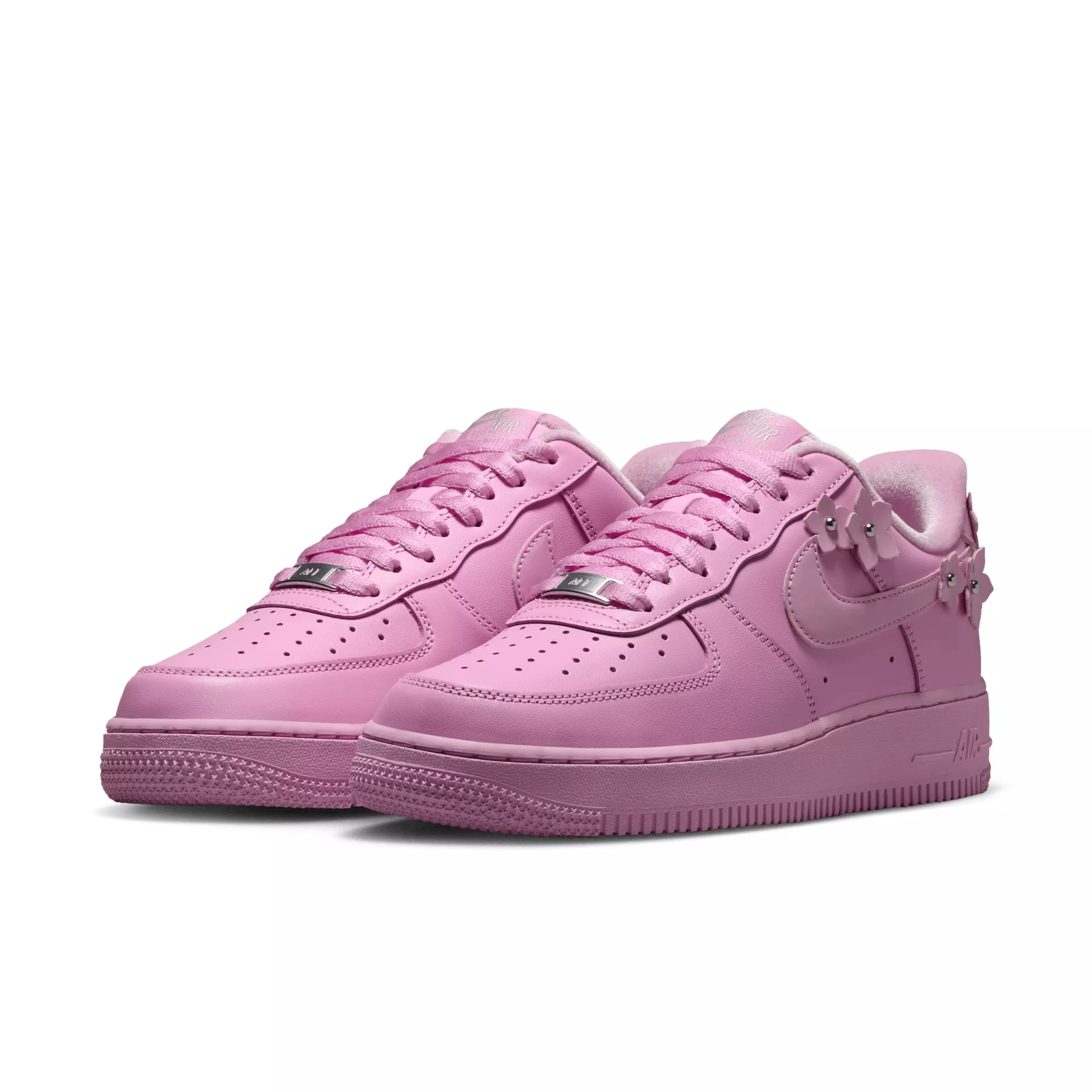 Nike Air Force 1 '07 "Pink Rise/Pink Foam/Metallic Silver/Pink Rise" Women's Shoe - PINK/PINK/SILVER/PINK