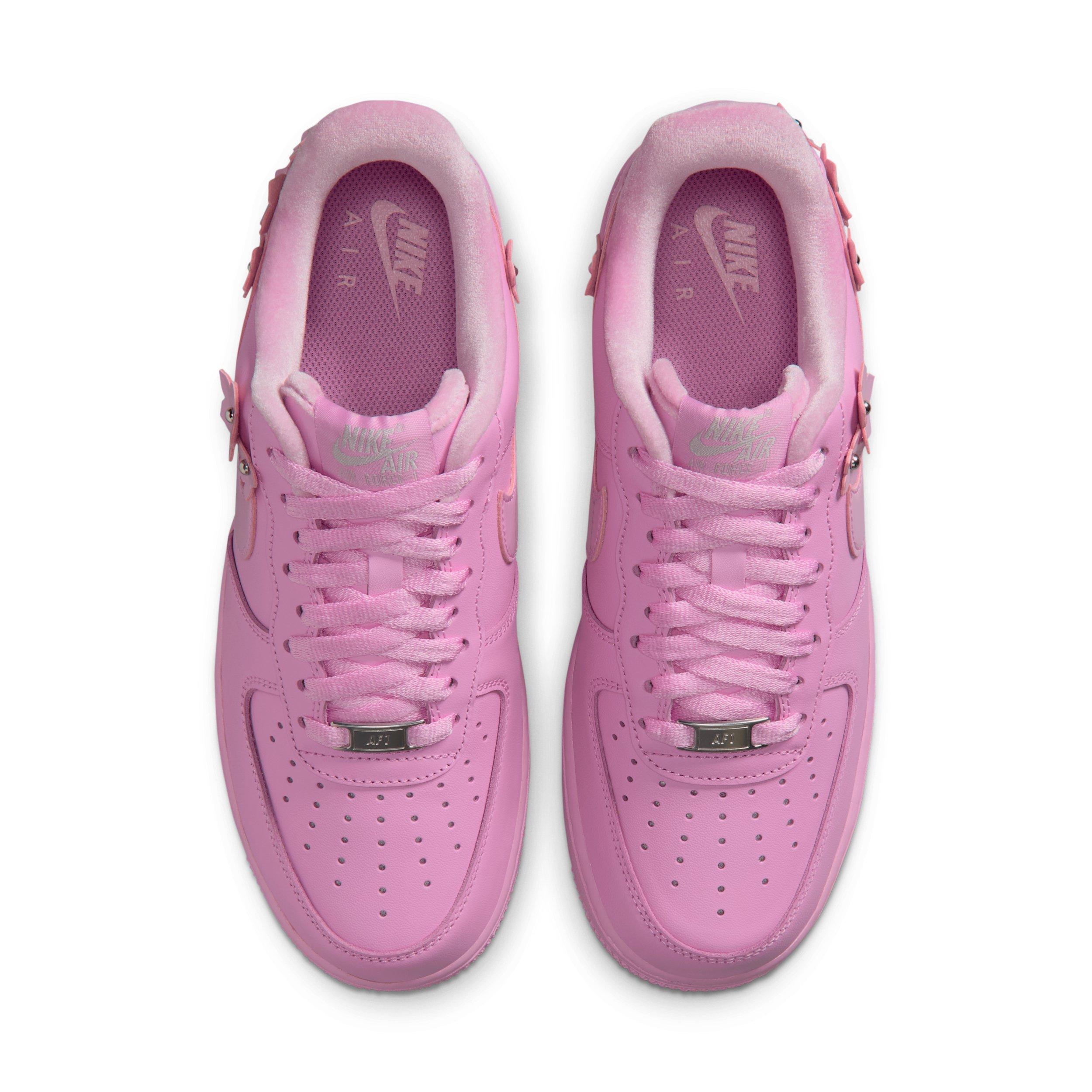 Nike Air Force 1 '07 "Pink Rise/Pink Foam/Metallic Silver/Pink Rise" Women's Shoe - PINK/PINK/SILVER/PINK Thumbnail View 4