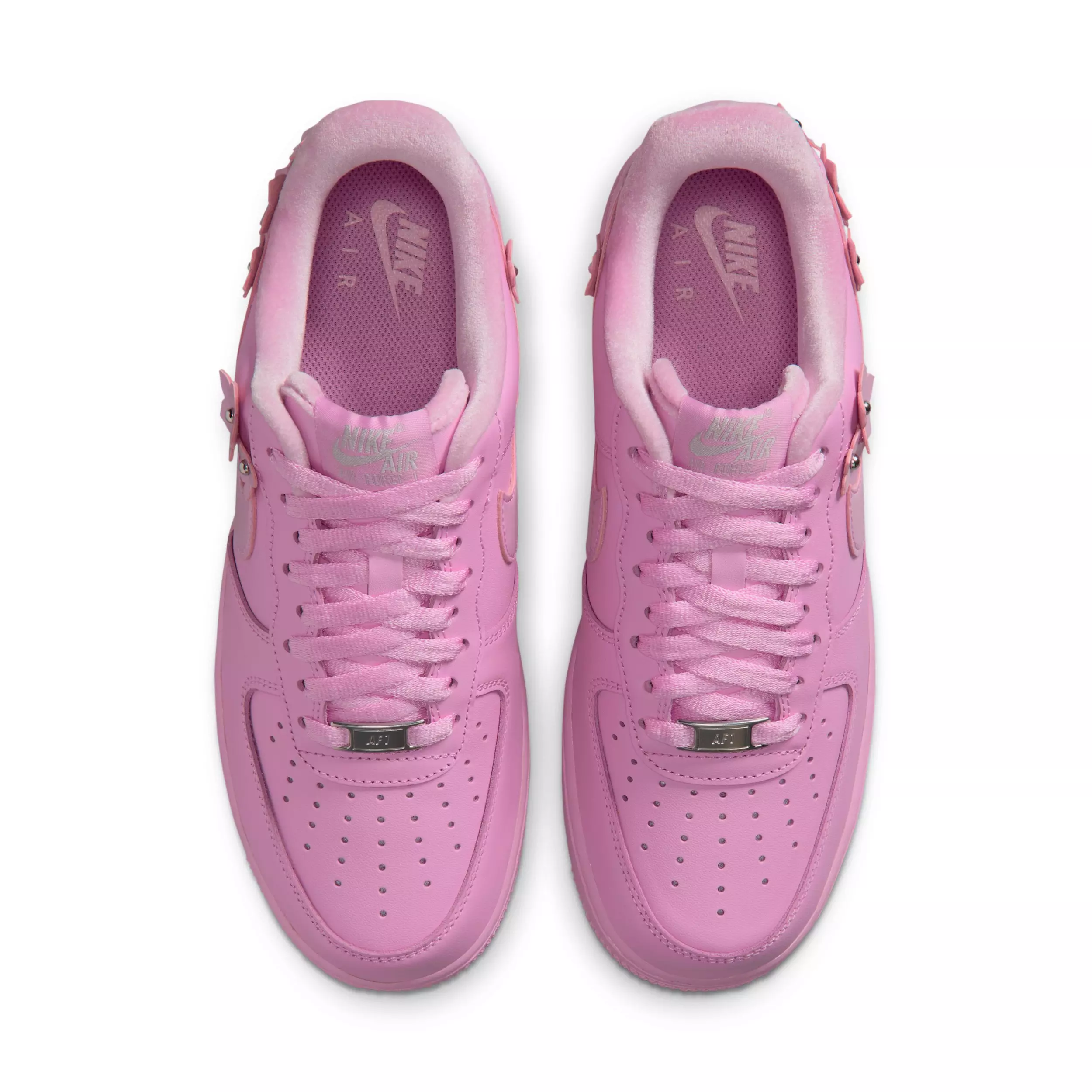 Nike Air Force 1 '07 "Pink Rise/Pink Foam/Metallic Silver/Pink Rise" Women's Shoe - PINK/PINK/SILVER/PINK