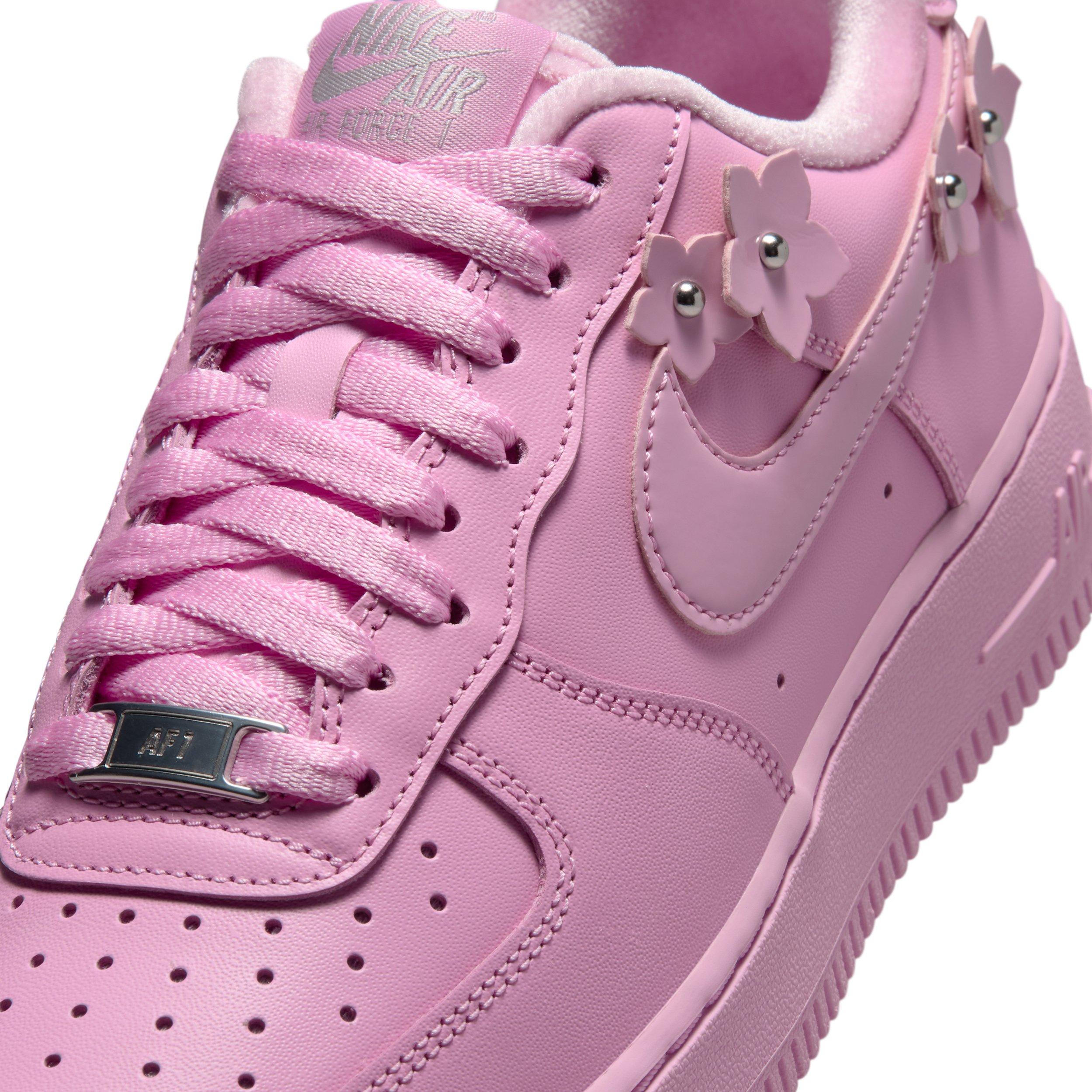 Nike Air Force 1 '07 "Pink Rise/Pink Foam/Metallic Silver/Pink Rise" Women's Shoe - PINK/PINK/SILVER/PINK Thumbnail View 7