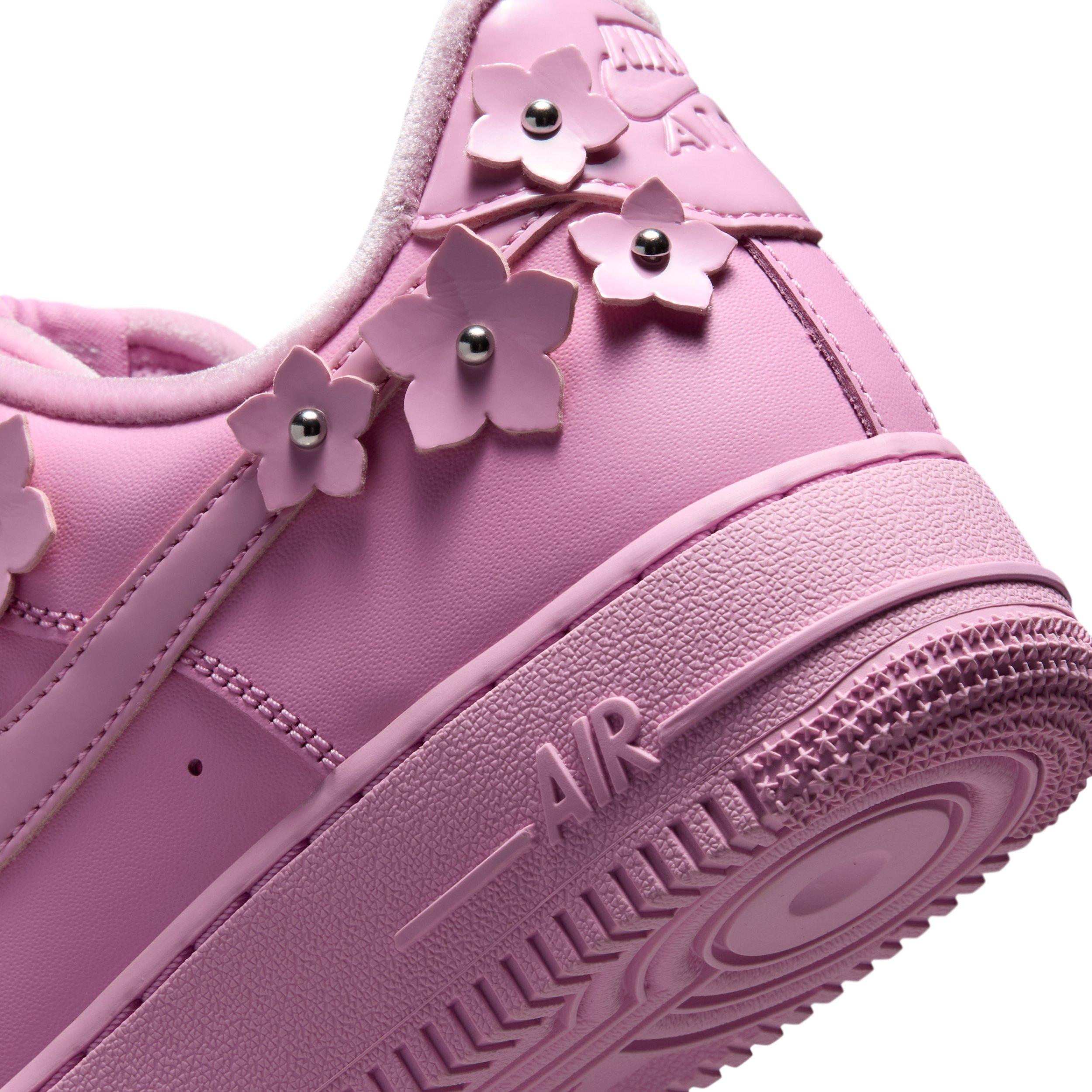 Nike Air Force 1 '07 "Pink Rise/Pink Foam/Metallic Silver/Pink Rise" Women's Shoe - PINK/PINK/SILVER/PINK Thumbnail View 8