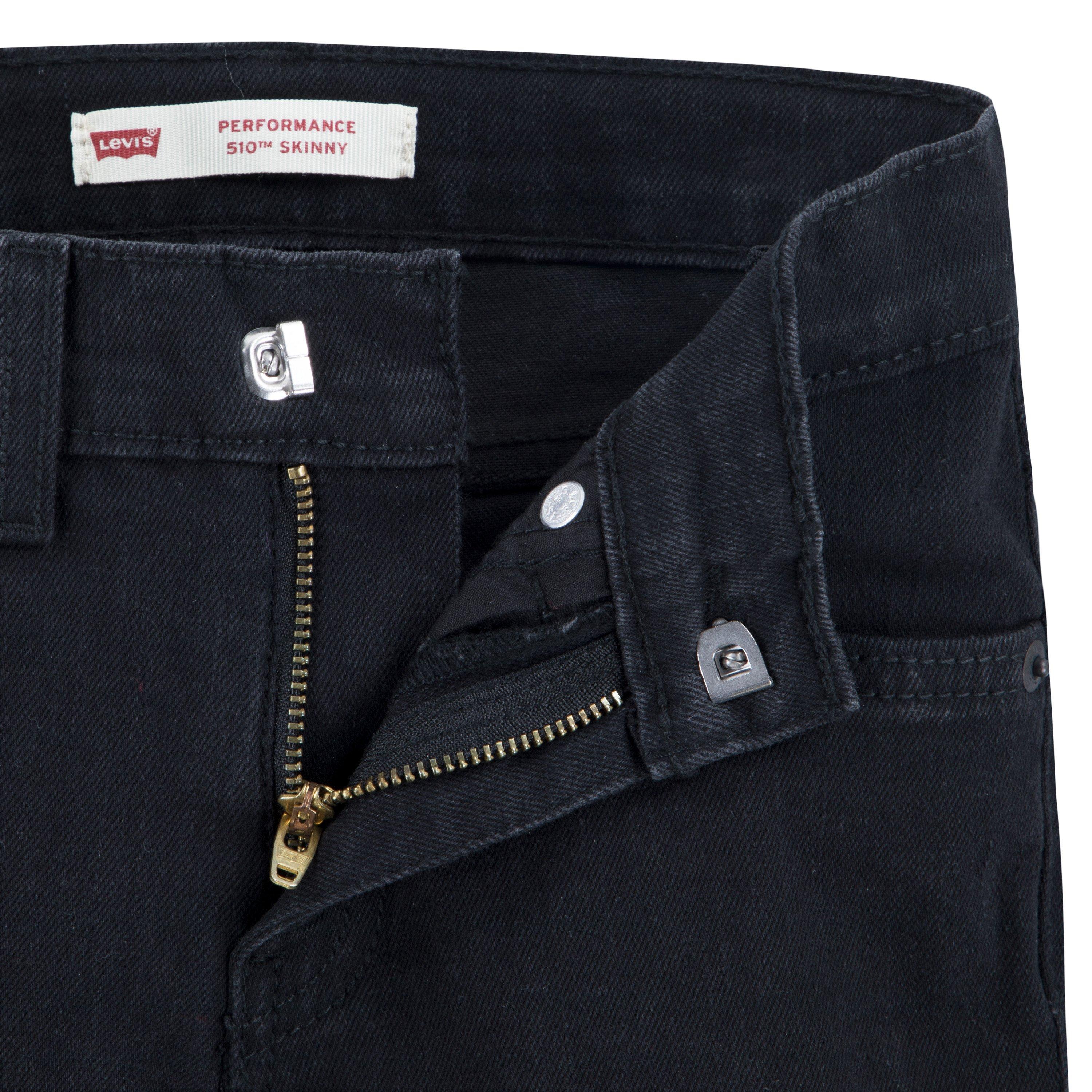 Levi's 510 Classic Skinny Fit Black Wash Little Boys' Black Denim Jeans