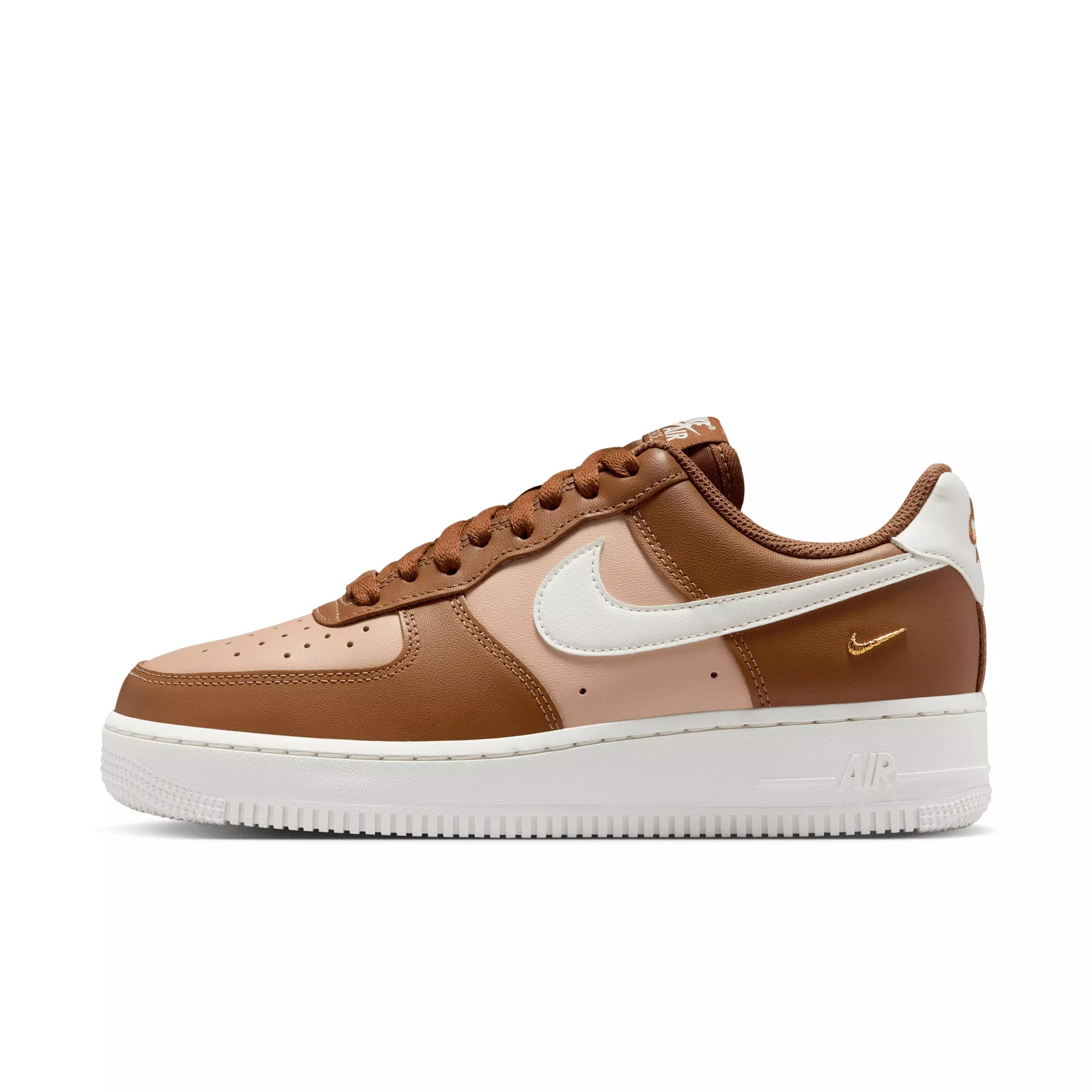 Nike Air Force 1 '07 "Light British Tan/Hemp/Metallic Gold/Sail" Women's Shoe - LT TAN/HEMP/GOLD/SAIL