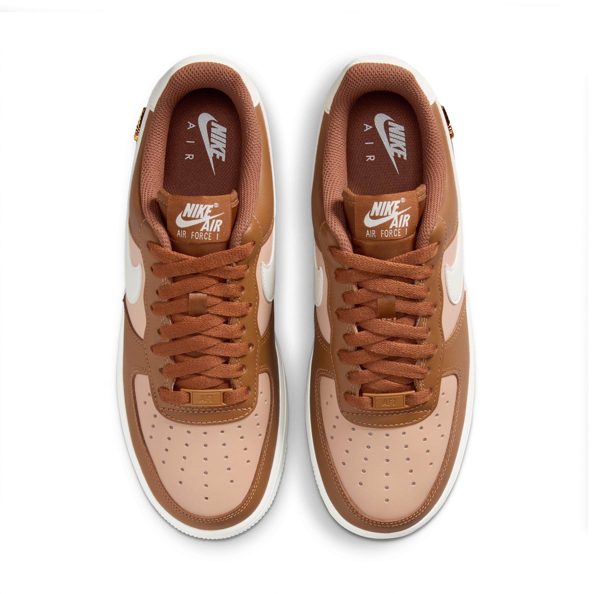 Nike Air Force 1 '07 "Light British Tan/Hemp/Metallic Gold/Sail" Women's Shoe - LT TAN/HEMP/GOLD/SAIL Thumbnail View 4
