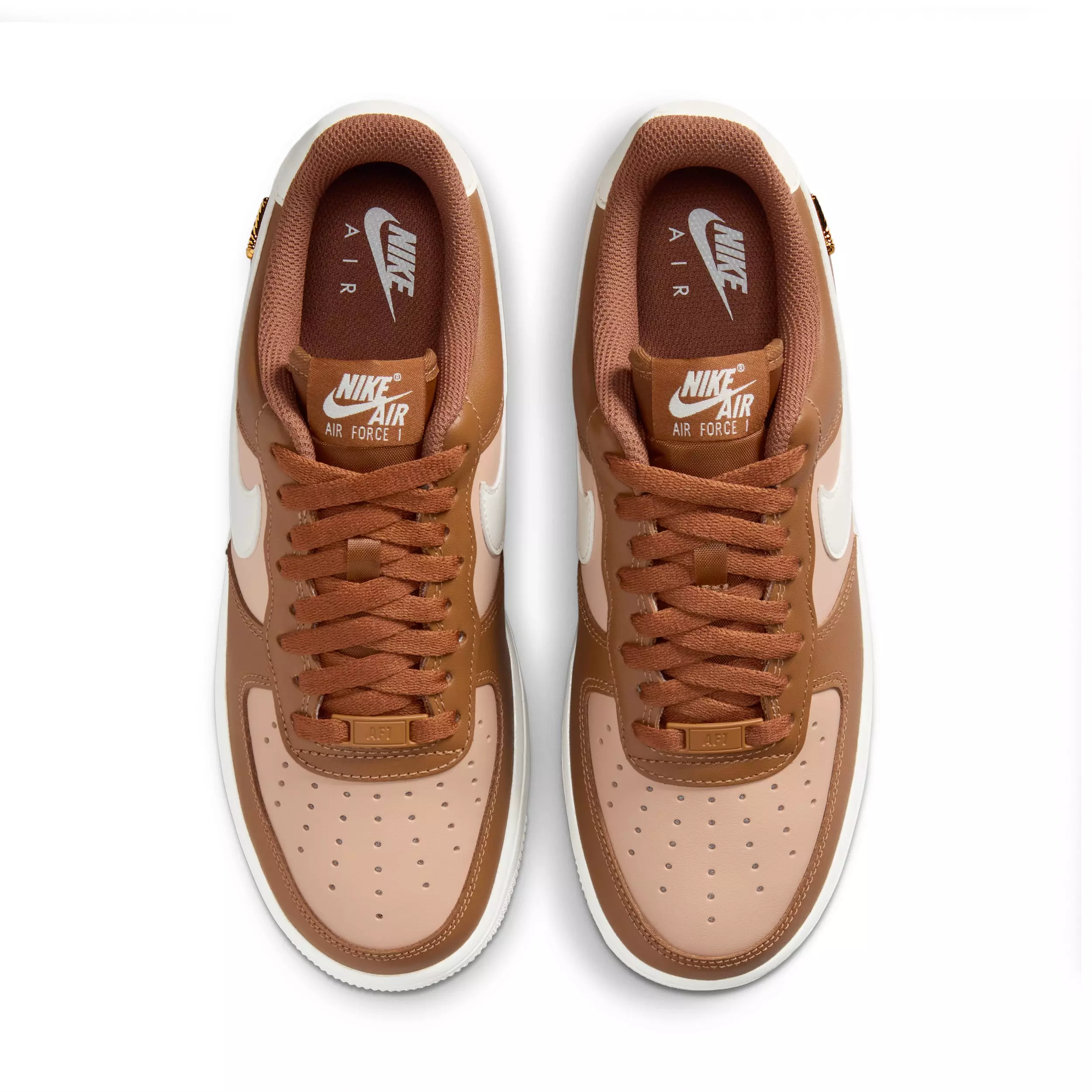 Nike Air Force 1 '07 "Light British Tan/Hemp/Metallic Gold/Sail" Women's Shoe - LT TAN/HEMP/GOLD/SAIL