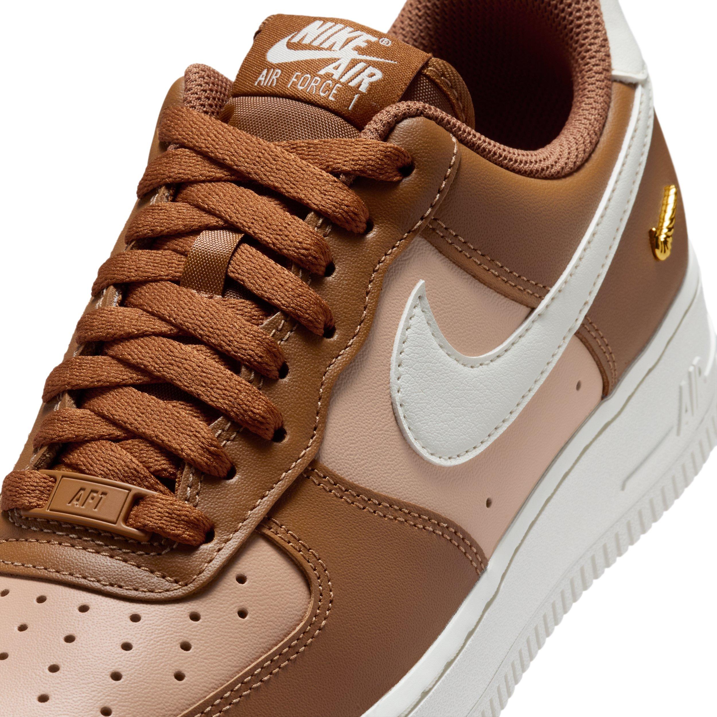 Nike Air Force 1 '07 "Light British Tan/Hemp/Metallic Gold/Sail" Women's Shoe - LT TAN/HEMP/GOLD/SAIL Thumbnail View 7