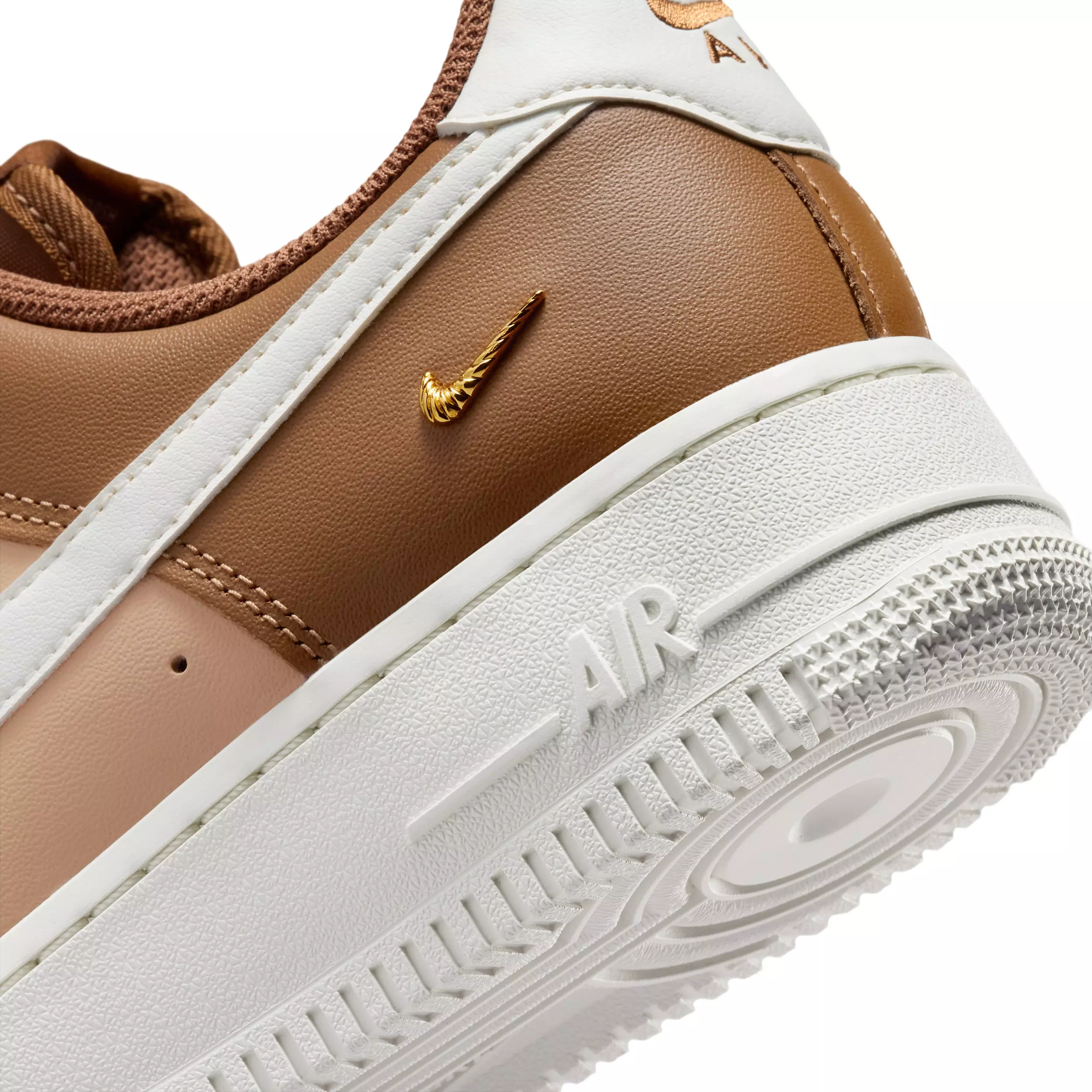 Nike Air Force 1 '07 "Light British Tan/Hemp/Metallic Gold/Sail" Women's Shoe - LT TAN/HEMP/GOLD/SAIL
