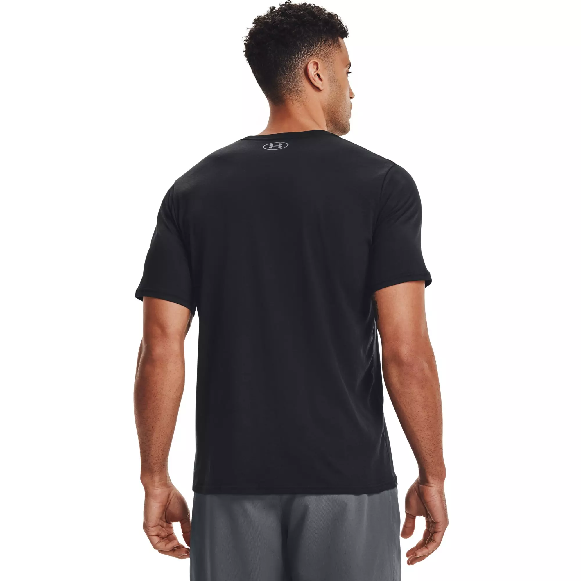 Under Armour Men's Sportstyle Black Tee - BLACK
