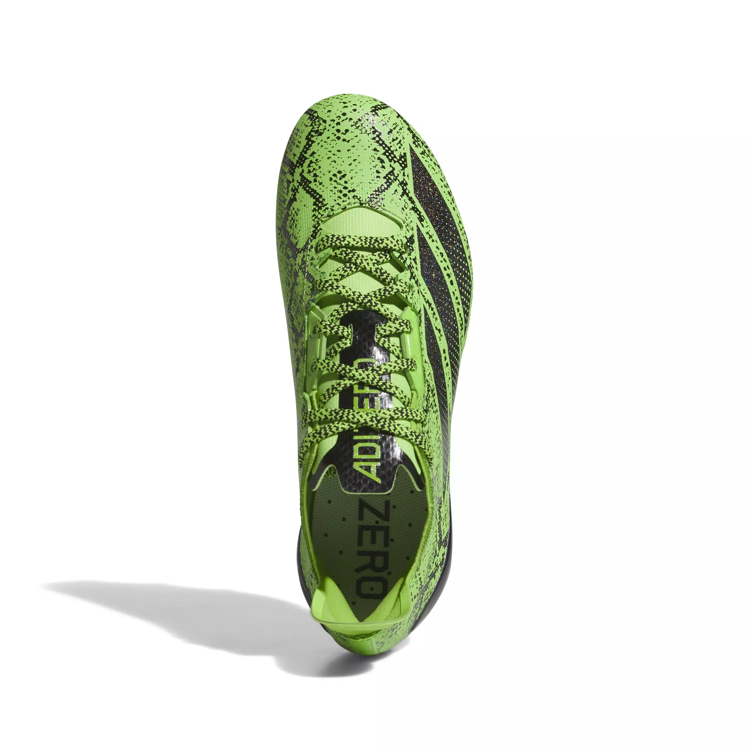 adidas Adizero Electric 7v7 "Team Semi Sol Green 2/Core Black" Men's Football Cleat - GREEN/BLACK/GREEN