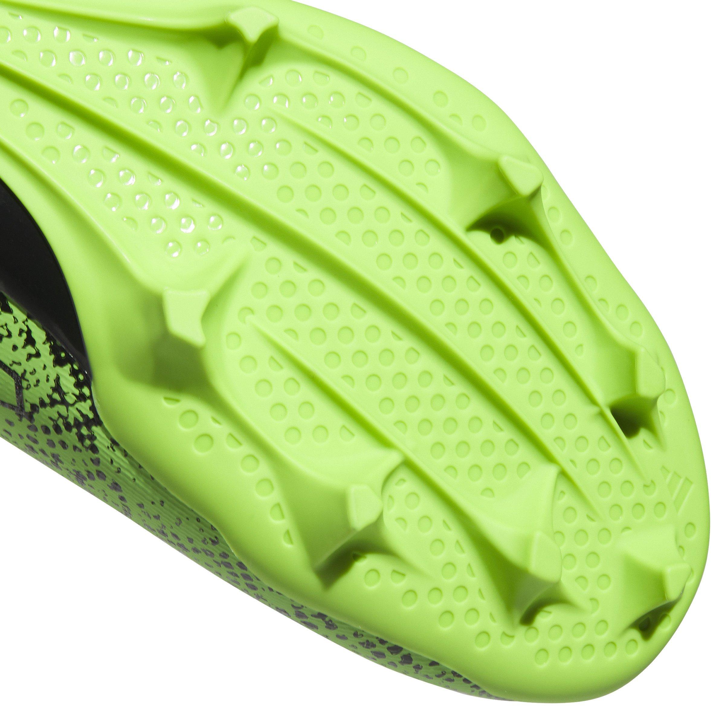 adidas Adizero Electric 7v7 "Team Semi Sol Green 2/Core Black" Men's Football Cleat - GREEN/BLACK/GREEN Thumbnail View 8