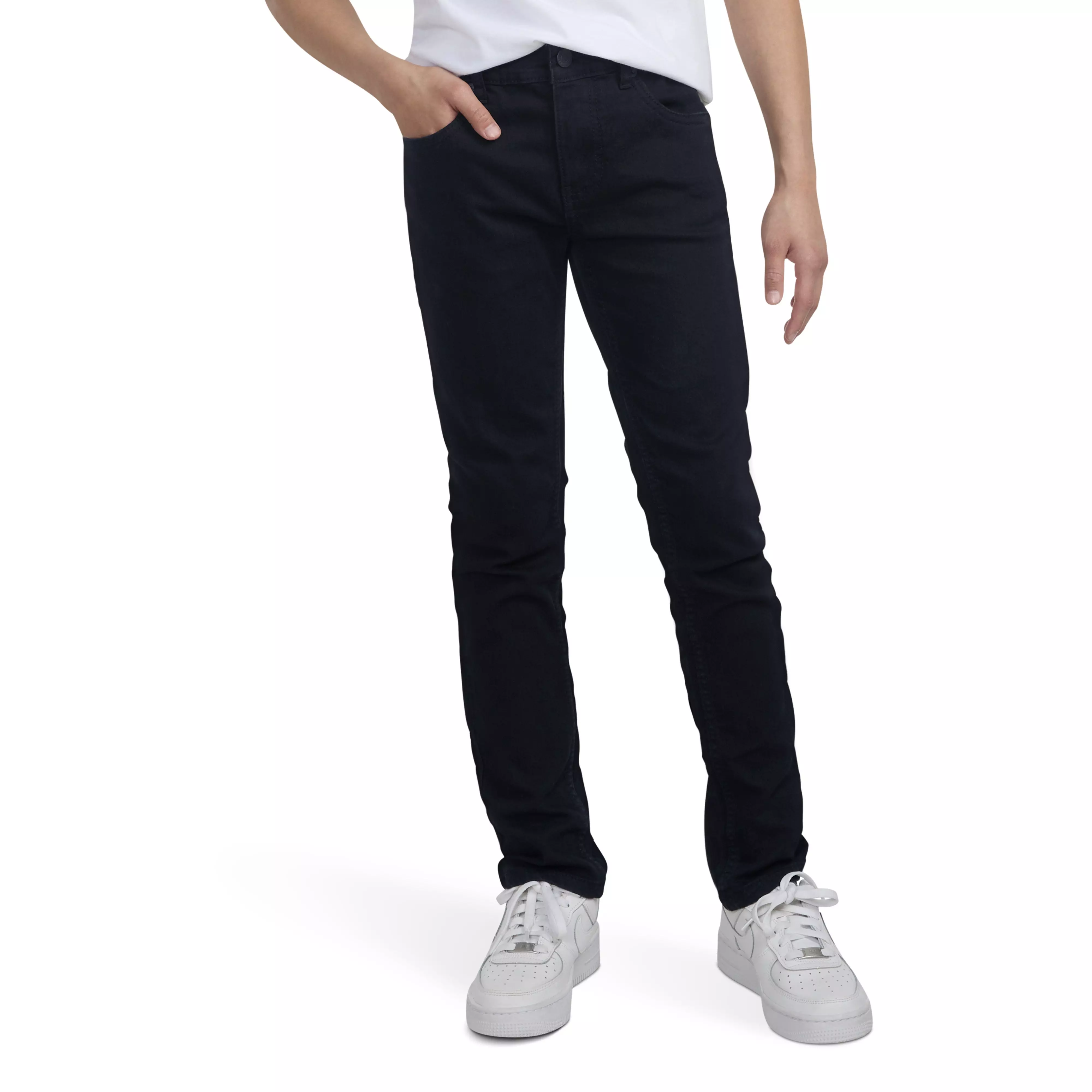 Levi's 510 Classic Skinny Fit Black Wash Big Boys' Black Denim Jeans - BLACK