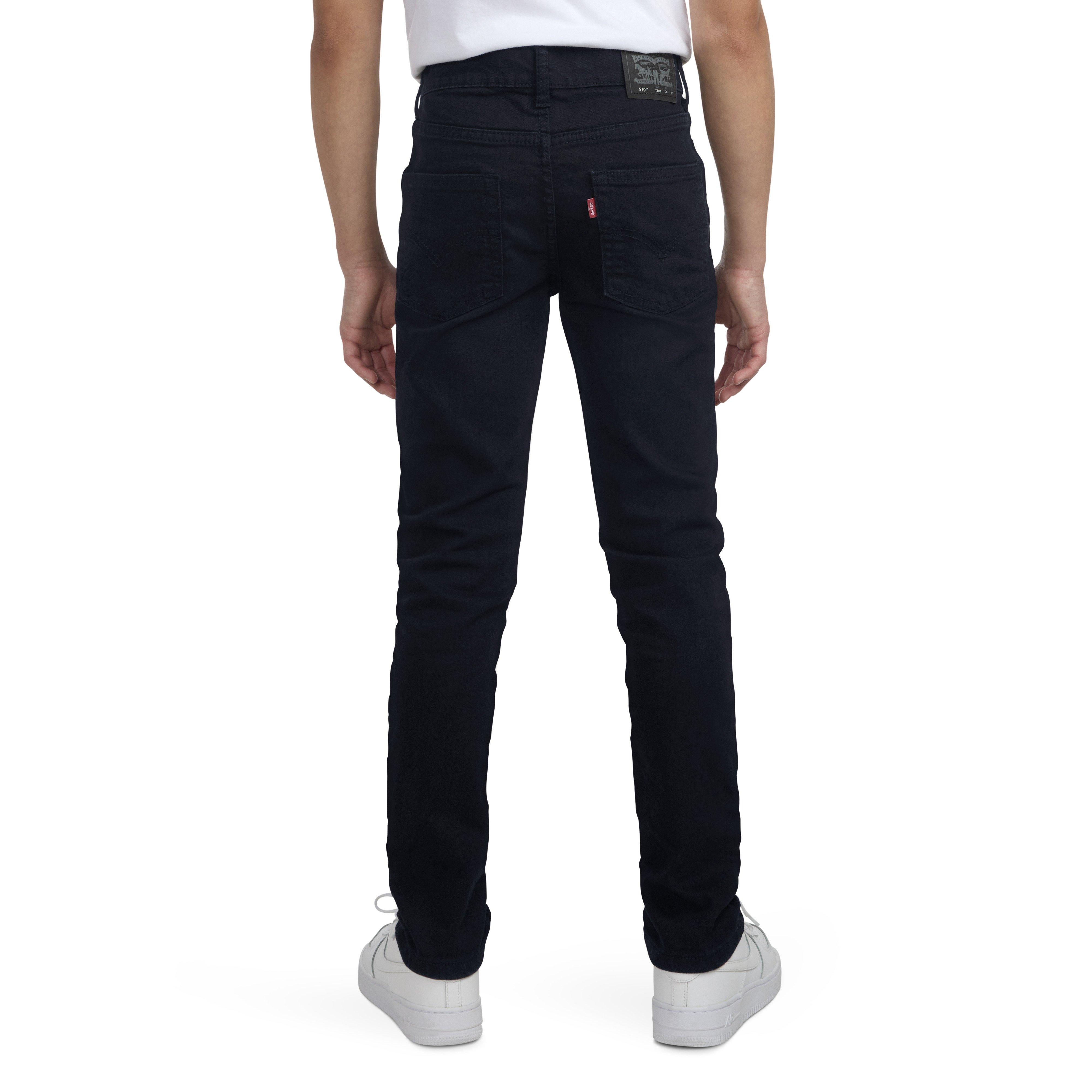 <html>Levi's 510 Classic Skinny Fit Black Wash Big Boys' Denim Jeans - <b>Black</b></html> - BLACK