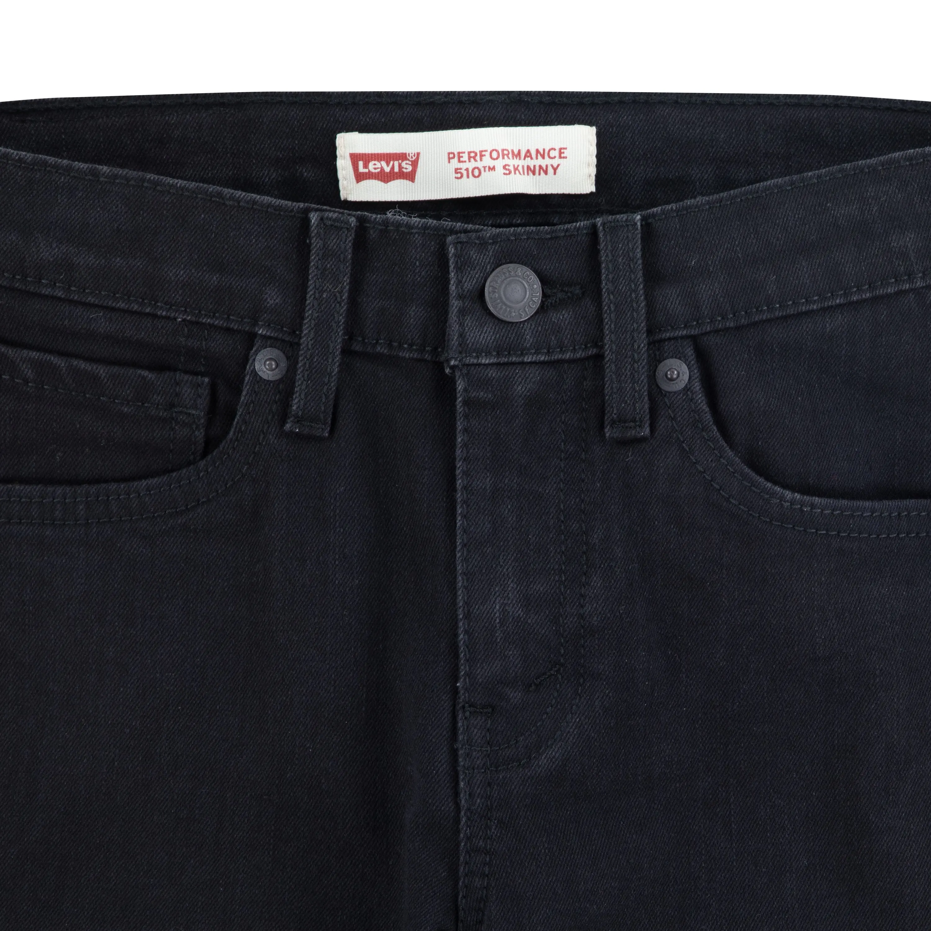<html>Levi's 510 Classic Skinny Fit Black Wash Big Boys' Denim Jeans - <b>Black</b></html> - BLACK
