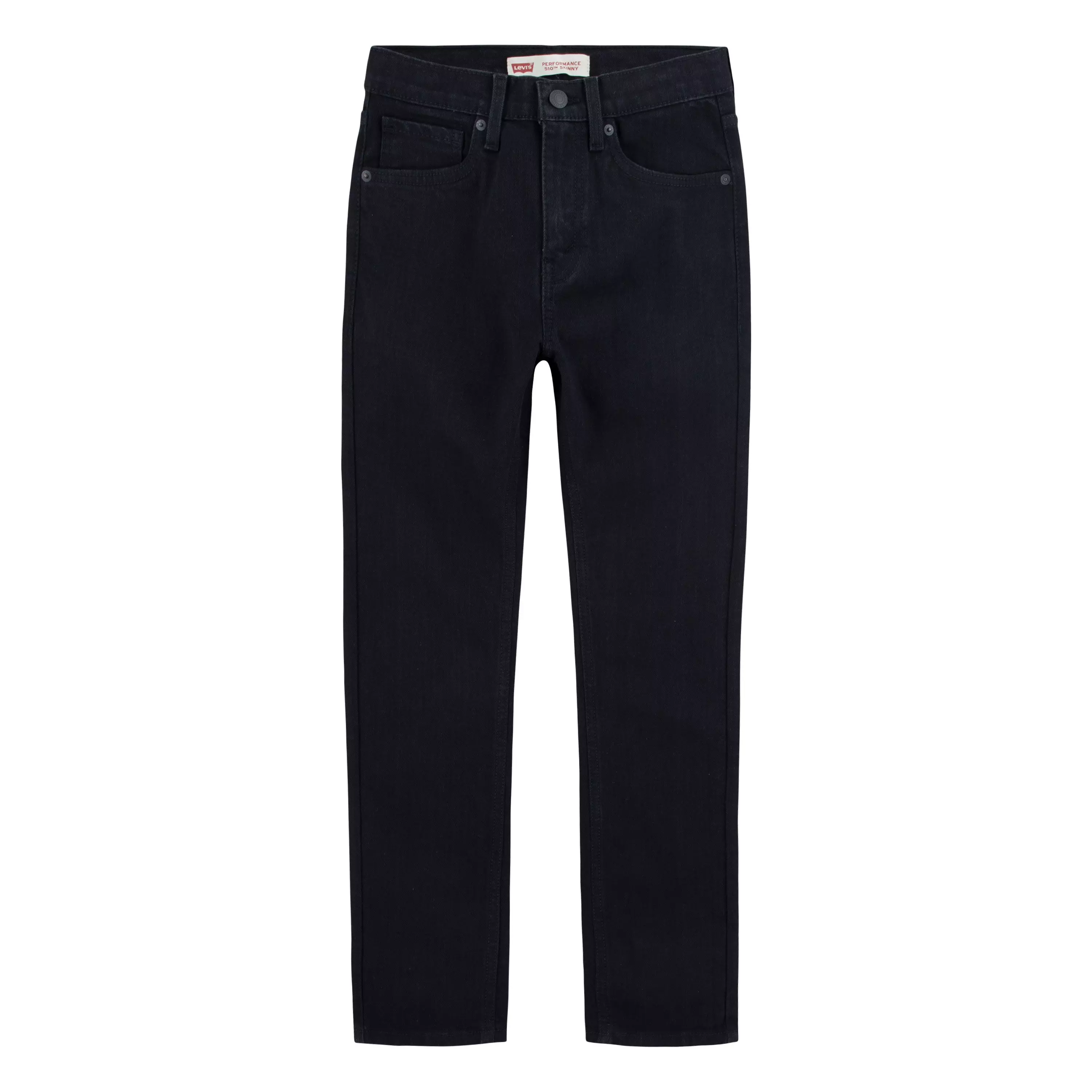Levi's 510 Classic Skinny Fit Black Wash Big Boys' Black Denim Jeans - BLACK