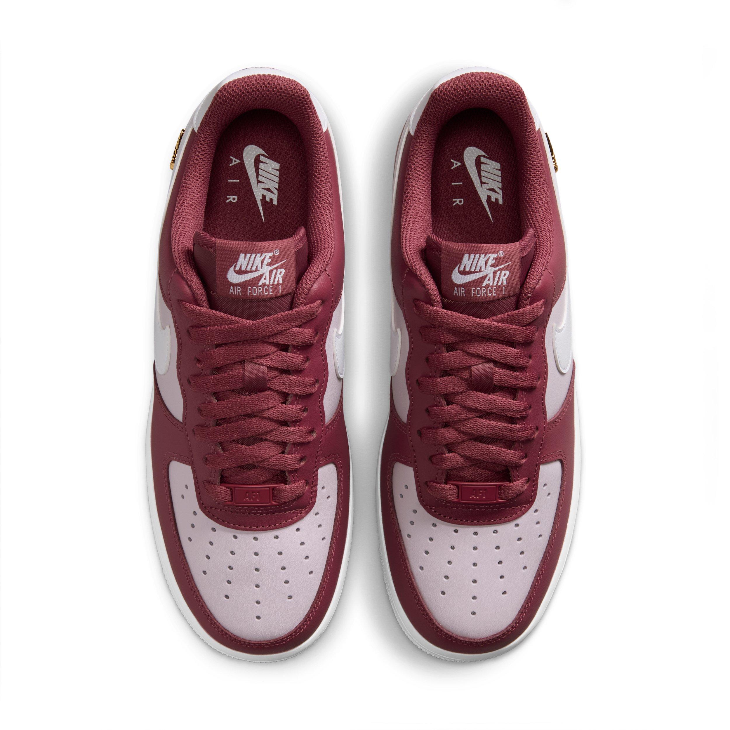 Nike Air Force 1 '07 "Pink Smoke/Bleached Lilac/Metallic Gold/White" Women's Shoe - PINK/LILAC/GOLD/WHITE Thumbnail View 4