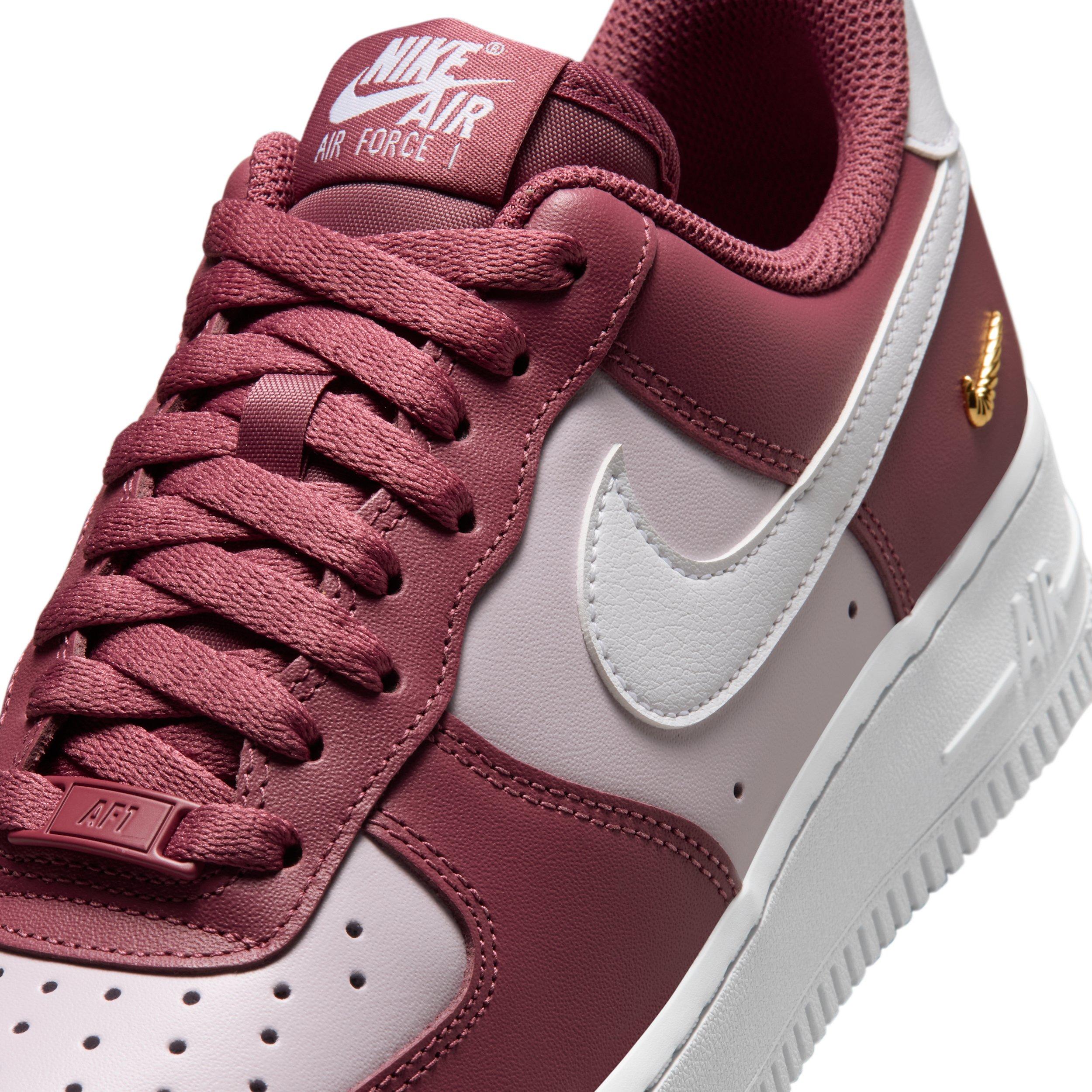 Nike Air Force 1 '07 "Pink Smoke/Bleached Lilac/Metallic Gold/White" Women's Shoe - PINK/LILAC/GOLD/WHITE Thumbnail View 7