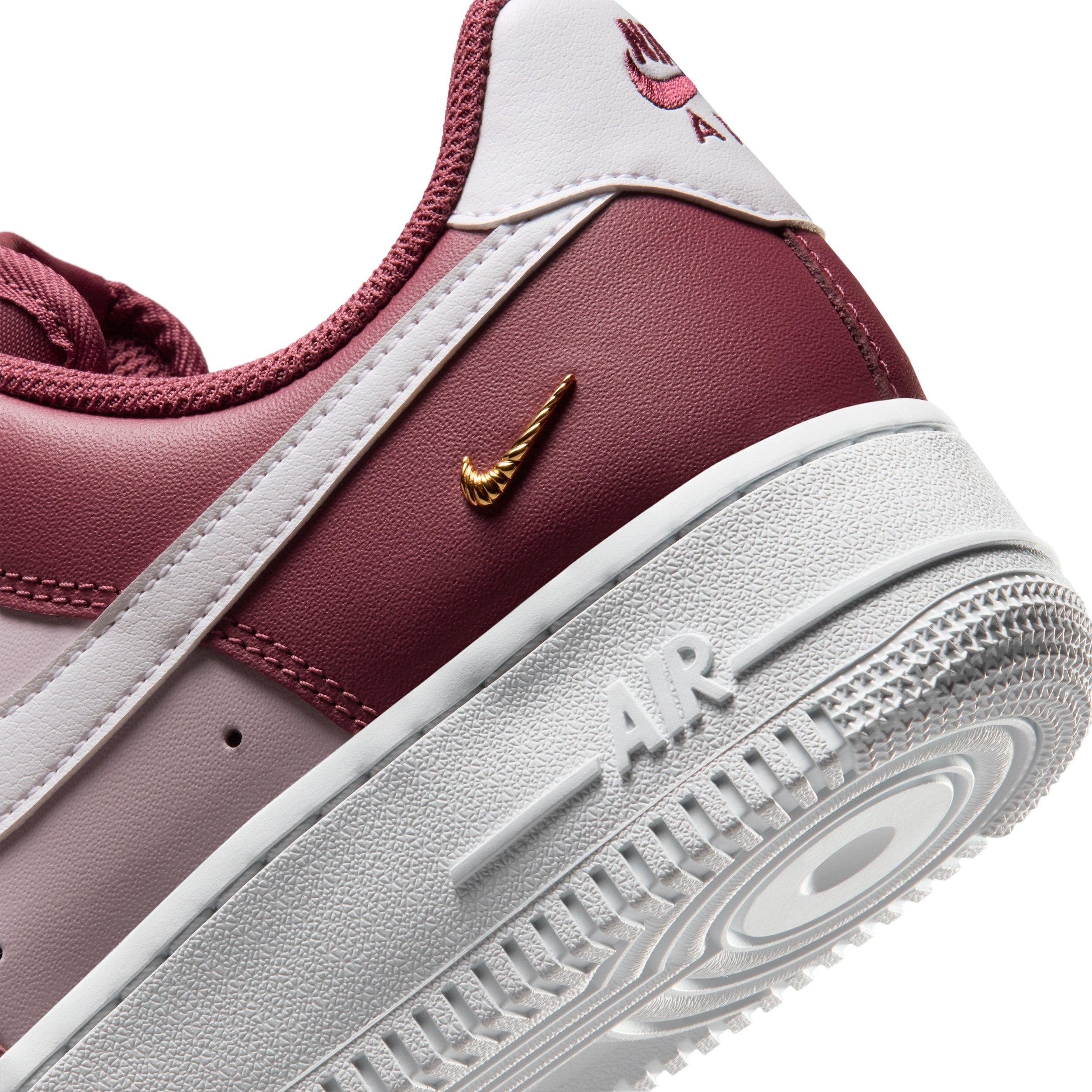 Nike Air Force 1 '07 "Pink Smoke/Bleached Lilac/Metallic Gold/White" Women's Shoe - PINK/LILAC/GOLD/WHITE Thumbnail View 8
