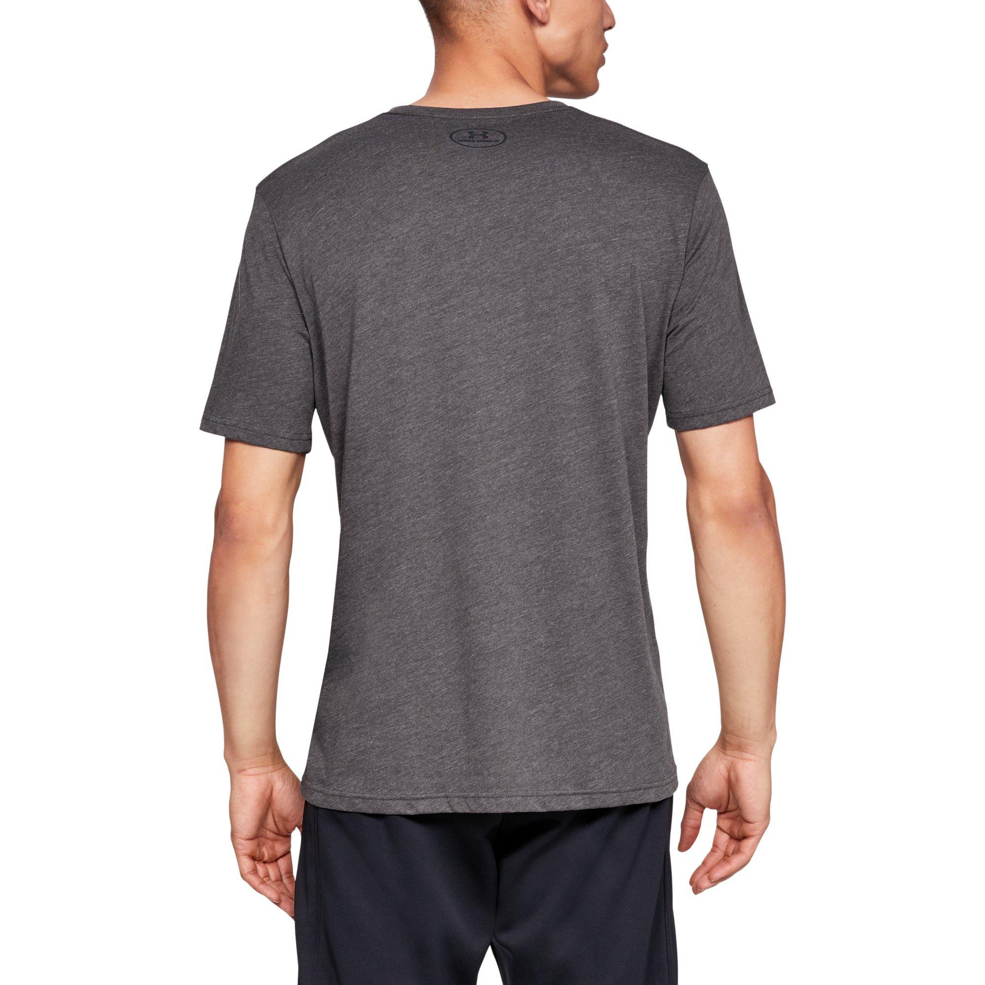 Under Armour Men's Sportstyle Charcoal Tee - CHARCOAL Thumbnail View 2
