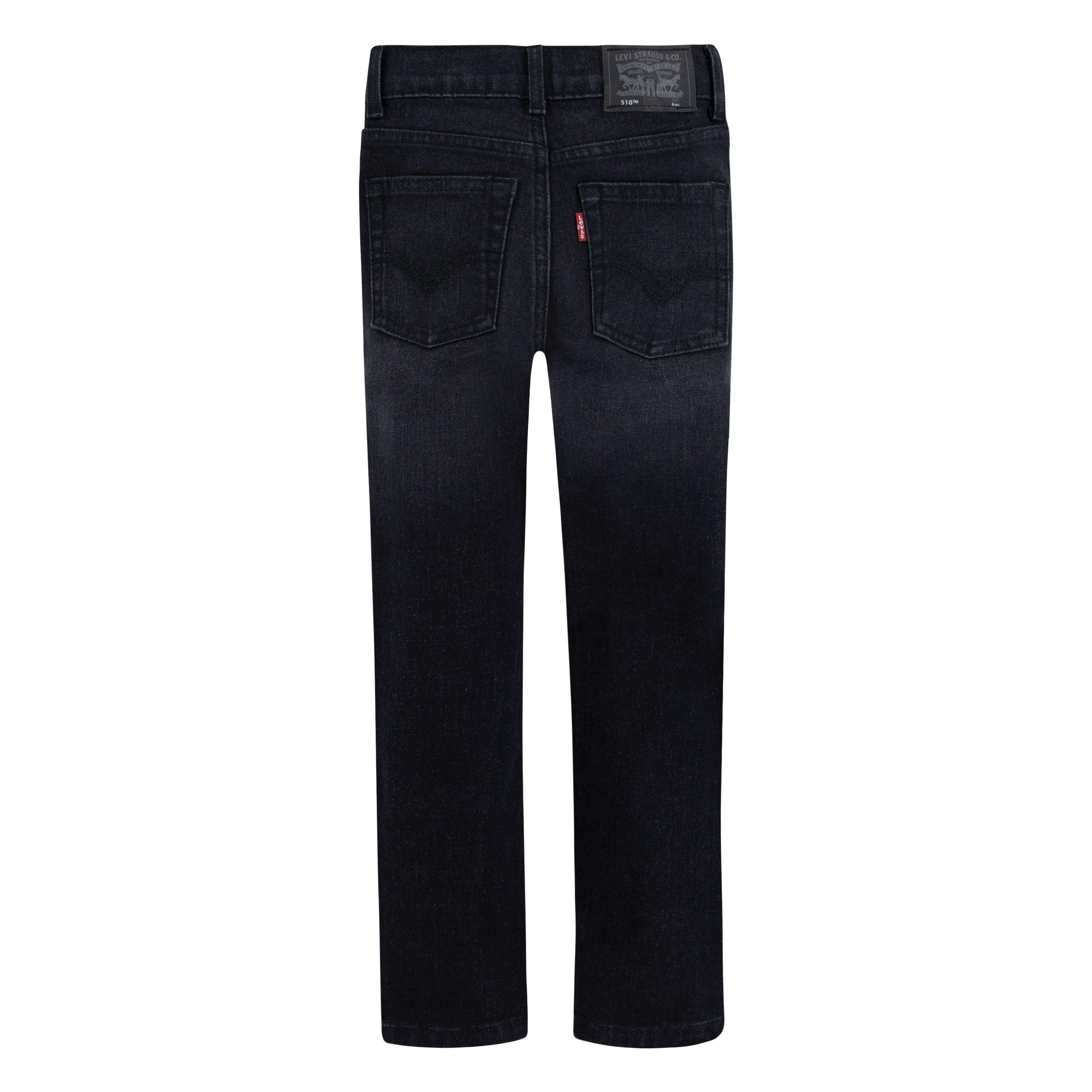 Levi's 510 Classic Skinny Fit Dark Wash Little Boys' Dk Grey Denim Jeans