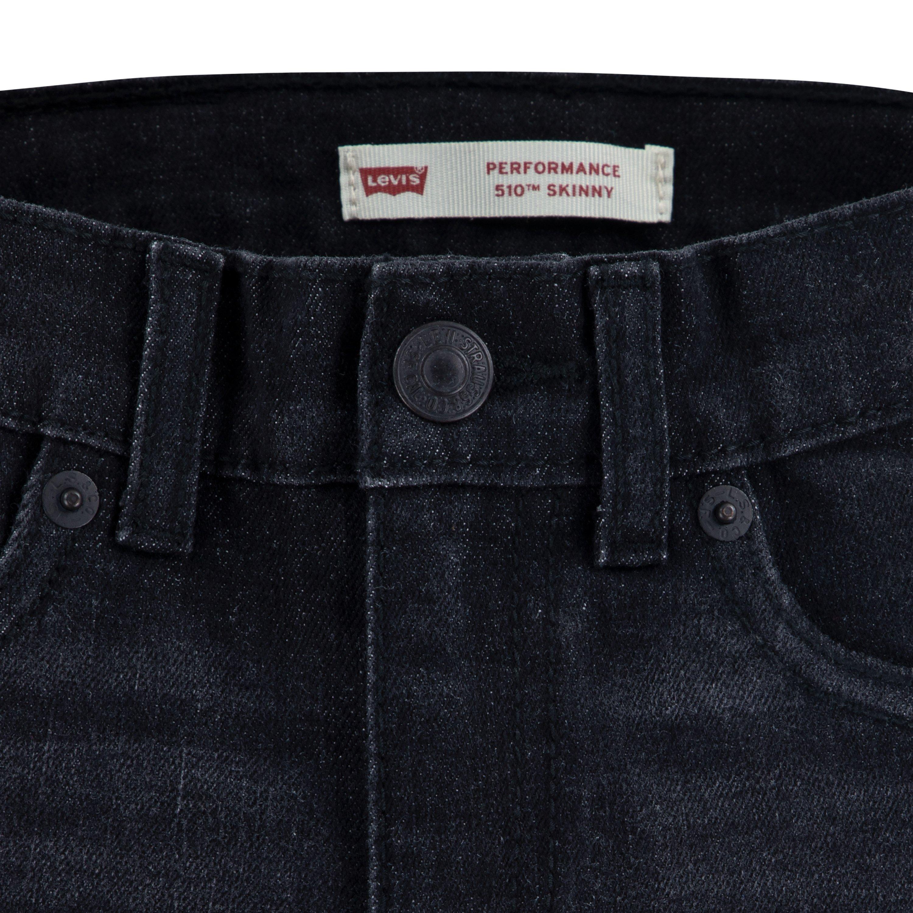 Levi's 510 Classic Skinny Fit Dark Wash Little Boys' Dk Grey Denim Jeans