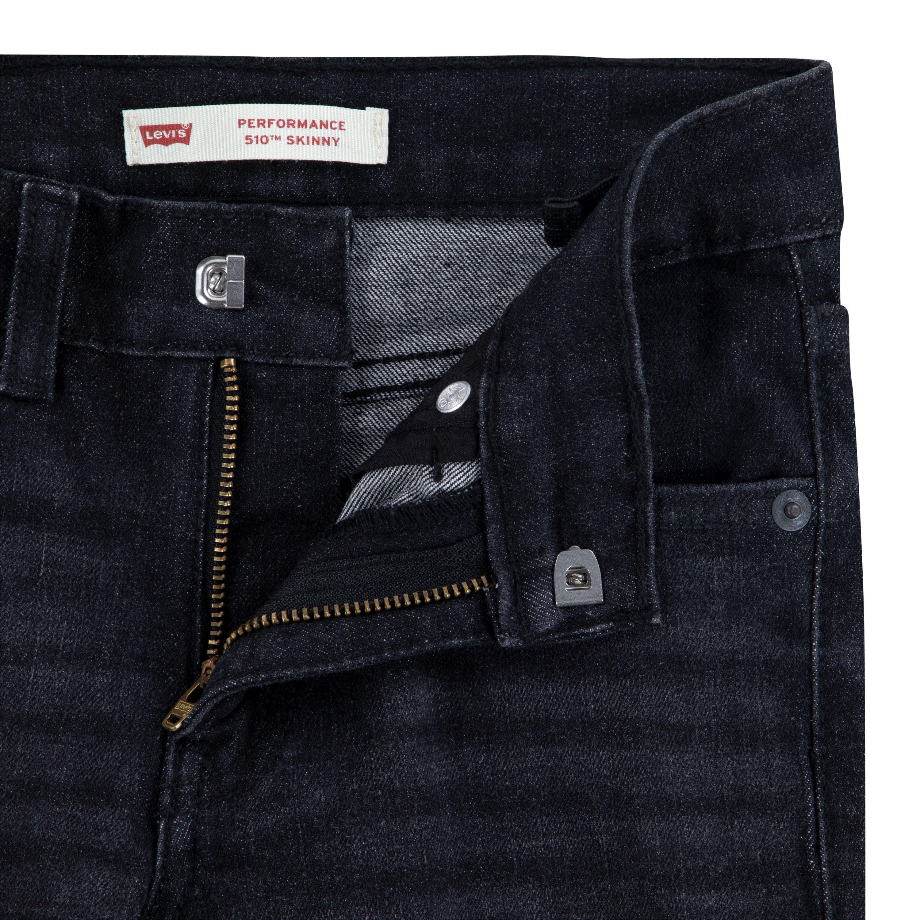 Levi's 510 Classic Skinny Fit Dark Wash Little Boys' Dk Grey Denim Jeans