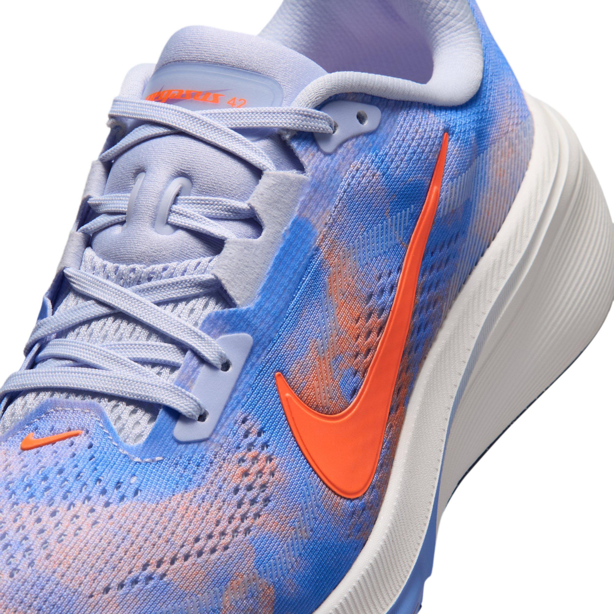 Nike Pegasus 42 "Bleached Lilac/Royal Pulse/Summit White/Hyper Crimson" Women's Running Shoe - LILAC/ROYAL/WHITE/CRIMSON Thumbnail View 7