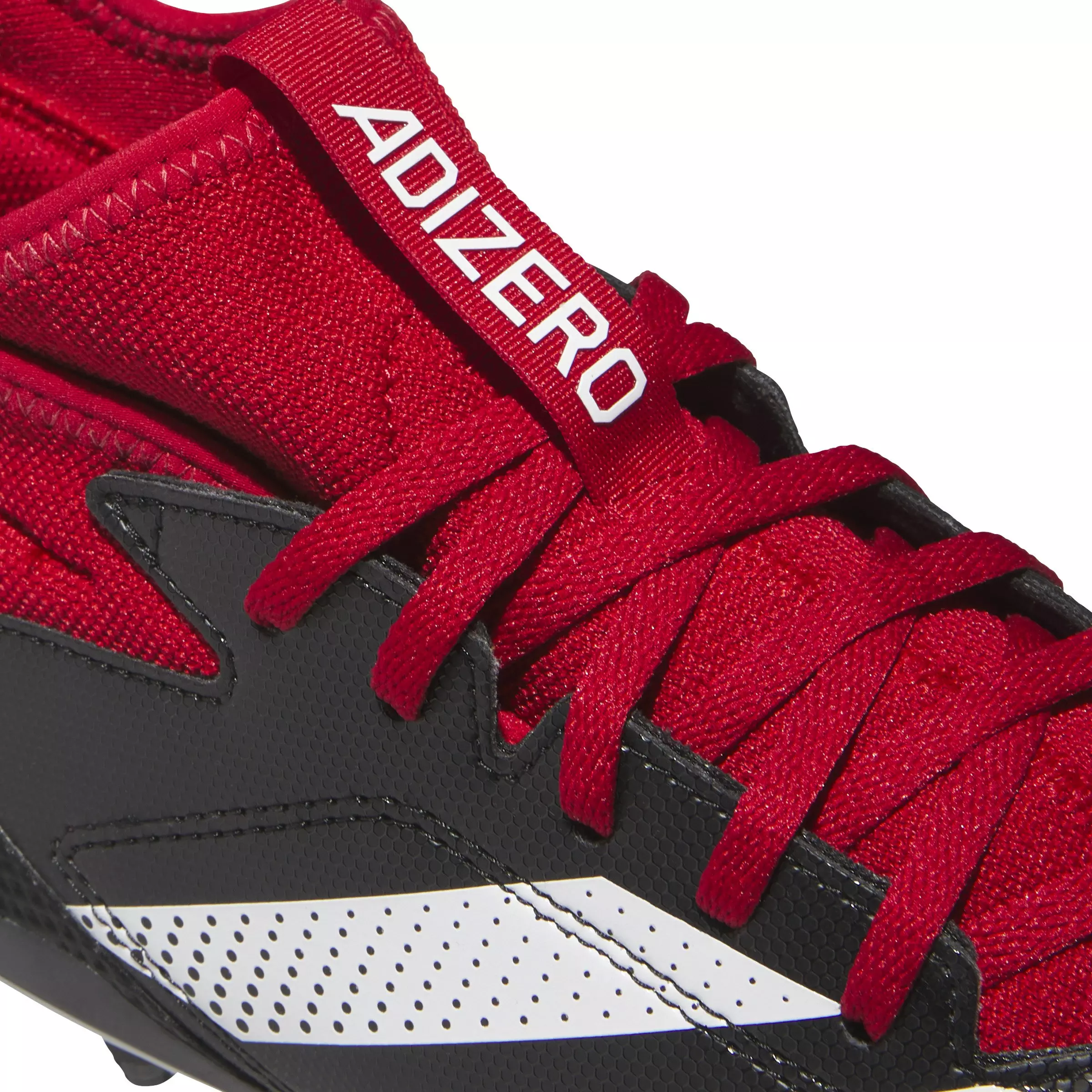 adidas Adizero Impact.2 "Core Black/Ftwr White/Team Power Red 2" Men's Football Cleat - BLACK/WHITE/RED