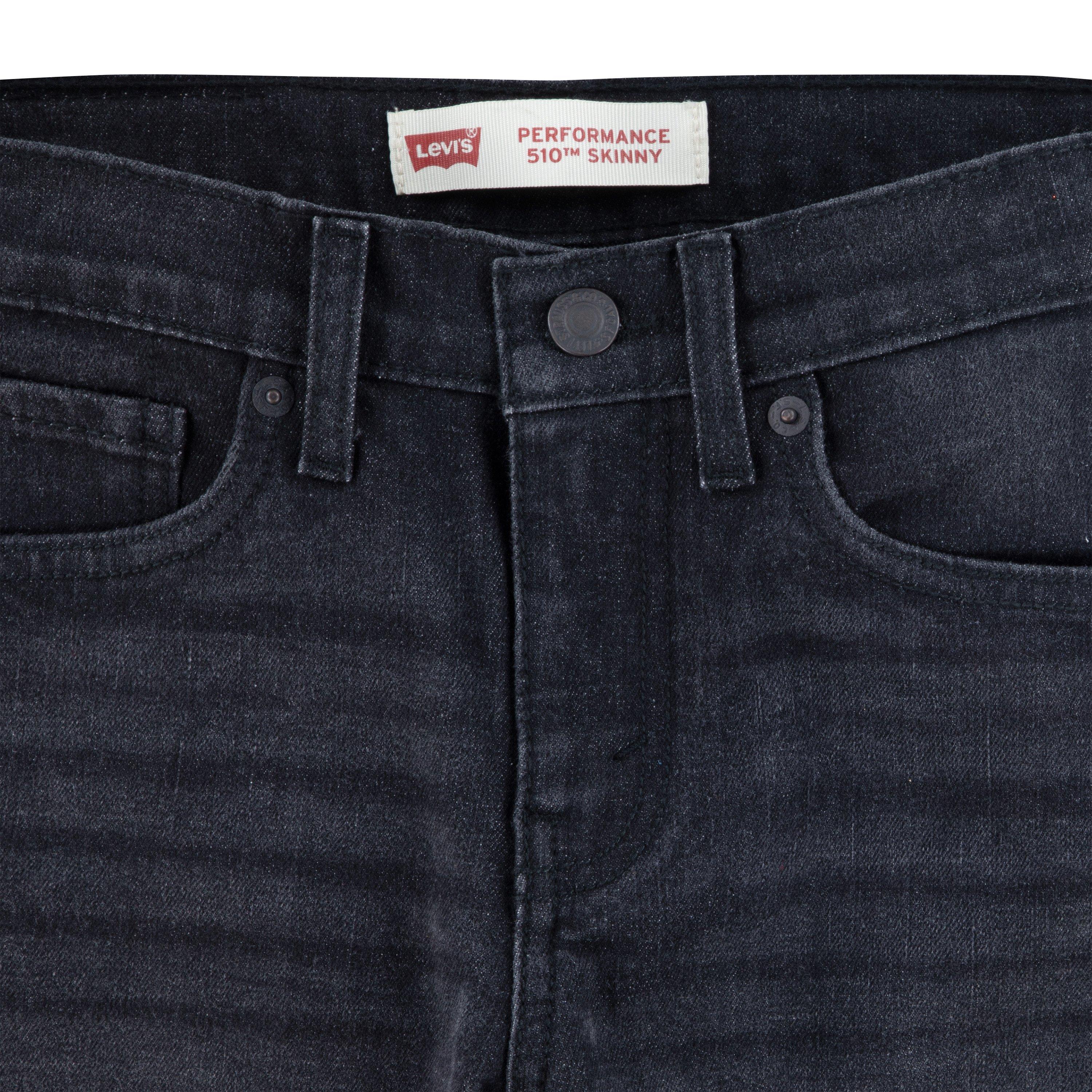 Levi's 510 Classic Skinny Fit Dark Wash Big Boys' Dk Grey Denim Jeans