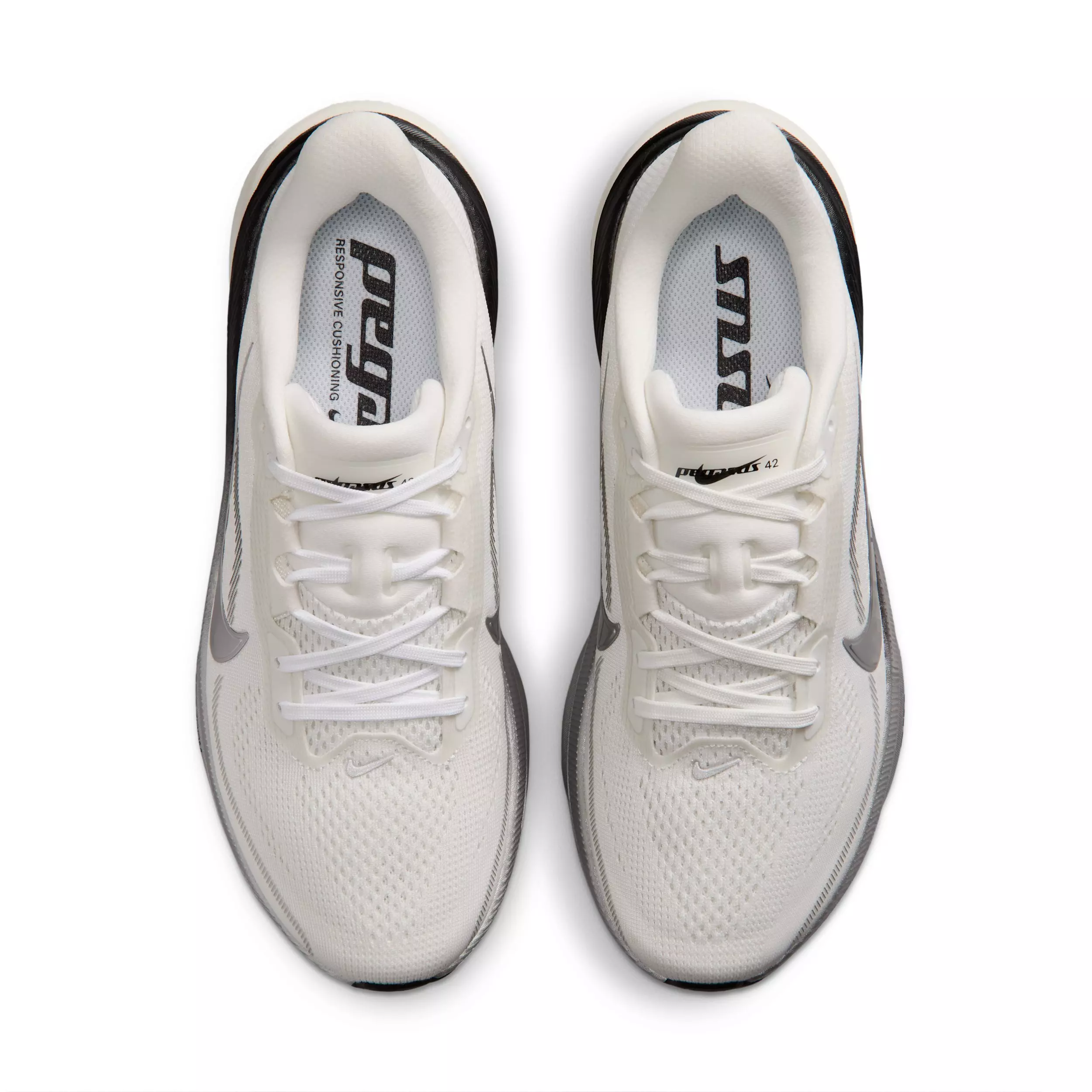 Nike Pegasus 42 "Summit White/Sail/Black/Metallic Silver" Women's Running Shoe - WHITE/SAIL/BLACK/SILVER