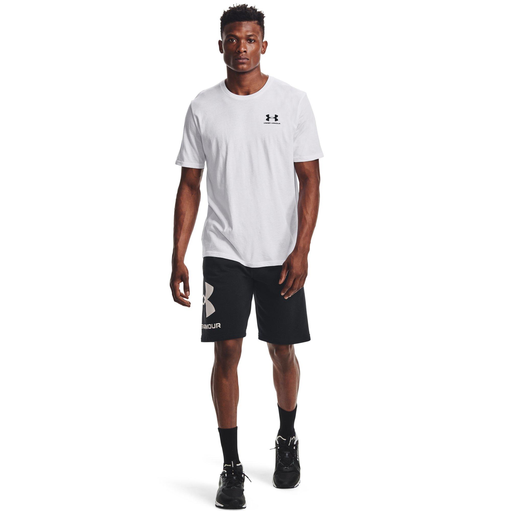 Under Armour Men's Sportstyle White Tee - WHITE Thumbnail View 4
