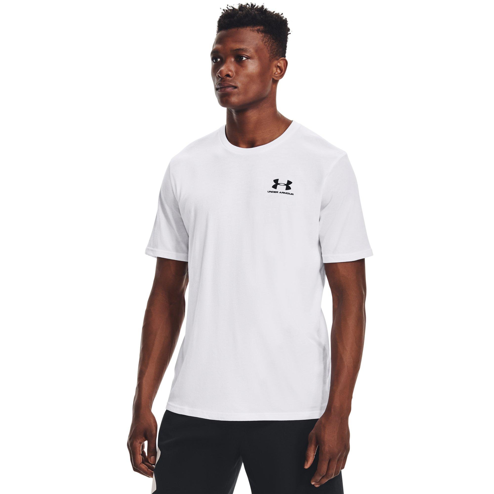 Under Armour Men's Sportstyle White Tee - WHITE Thumbnail View 1