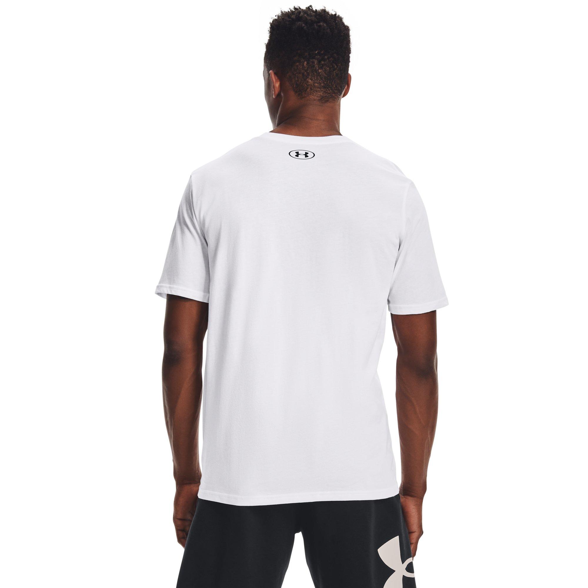 Under Armour Men's Sportstyle White Tee - WHITE Thumbnail View 2