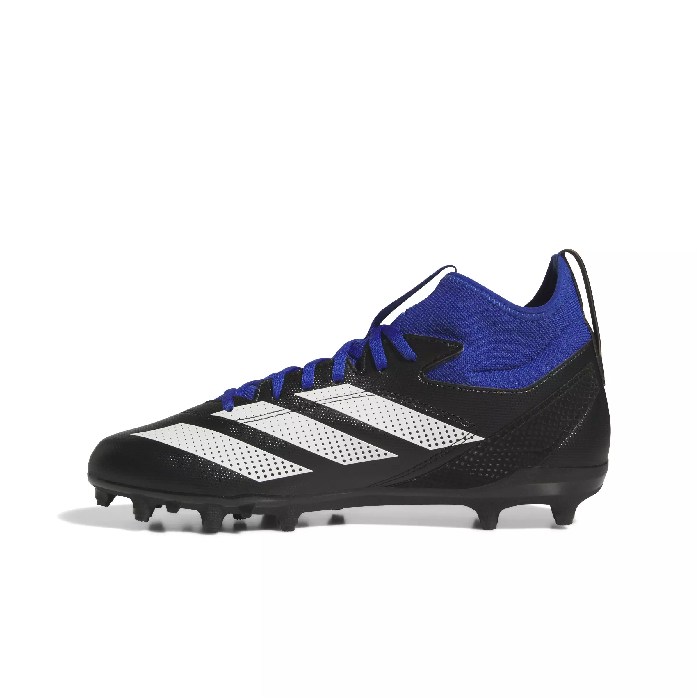 adidas Adizero Impact.2 "Core Black/Ftwr White/Team Royal Blue" Men's Football Cleat - BLACK/WHITE/ROYAL