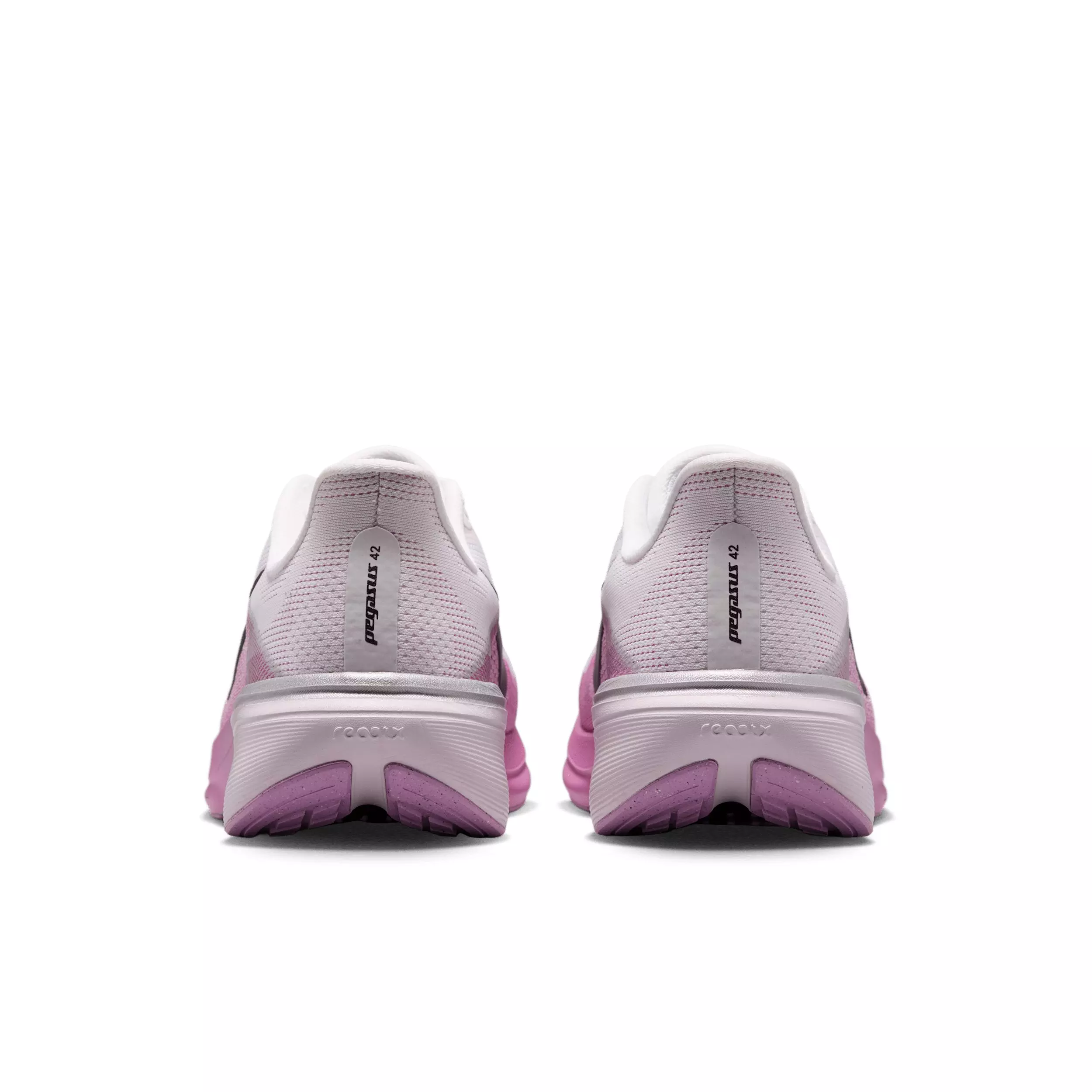 Nike Pegasus 42 "White/Light Magenta/Bleached Lilac/Black" Women's Wide Running Shoe - WHITE/LT MAGENTA/LILAC/BLACK