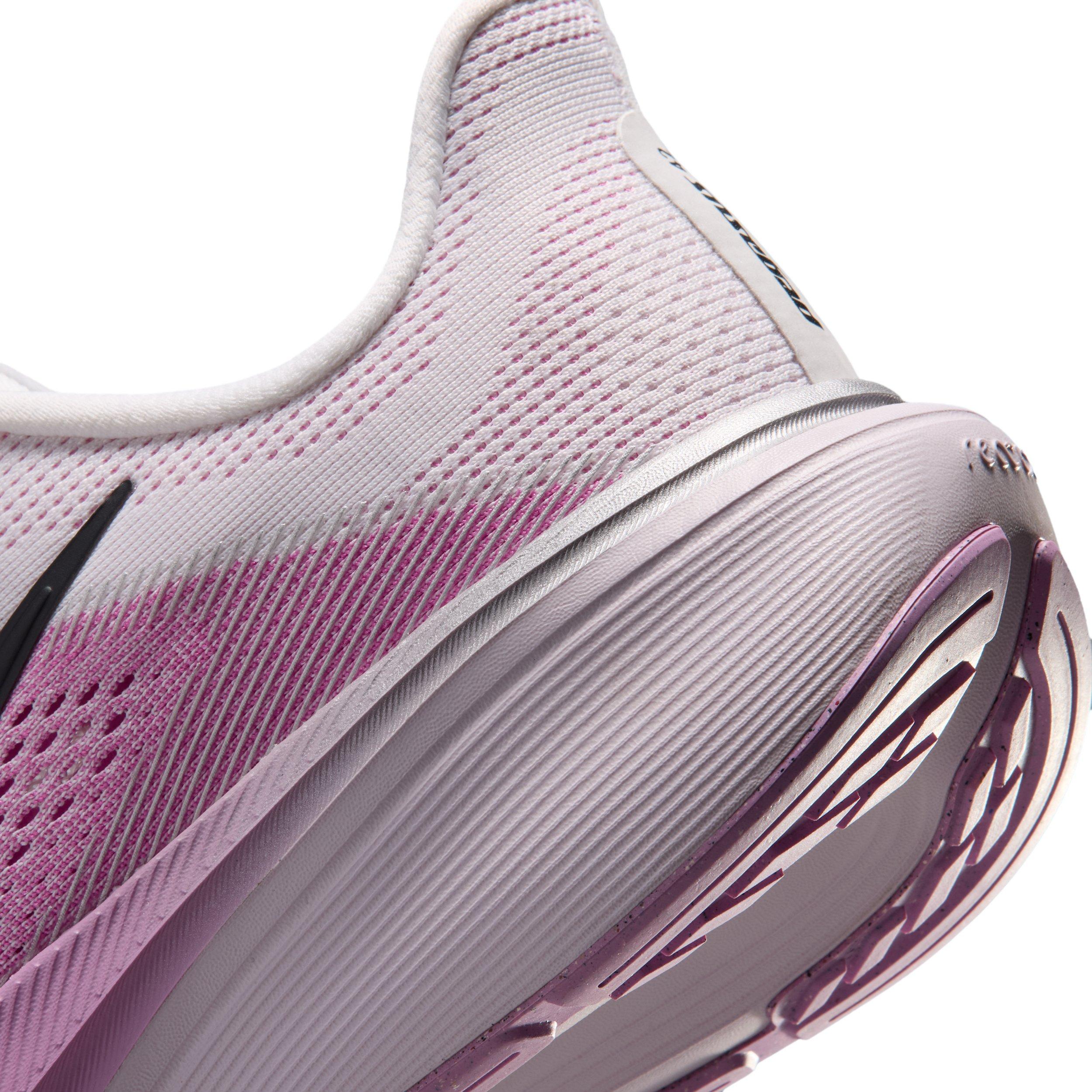 Nike Pegasus 42 "White/Light Magenta/Bleached Lilac/Black" Women's Wide Running Shoe - WHITE/LT MAGENTA/LILAC/BLACK