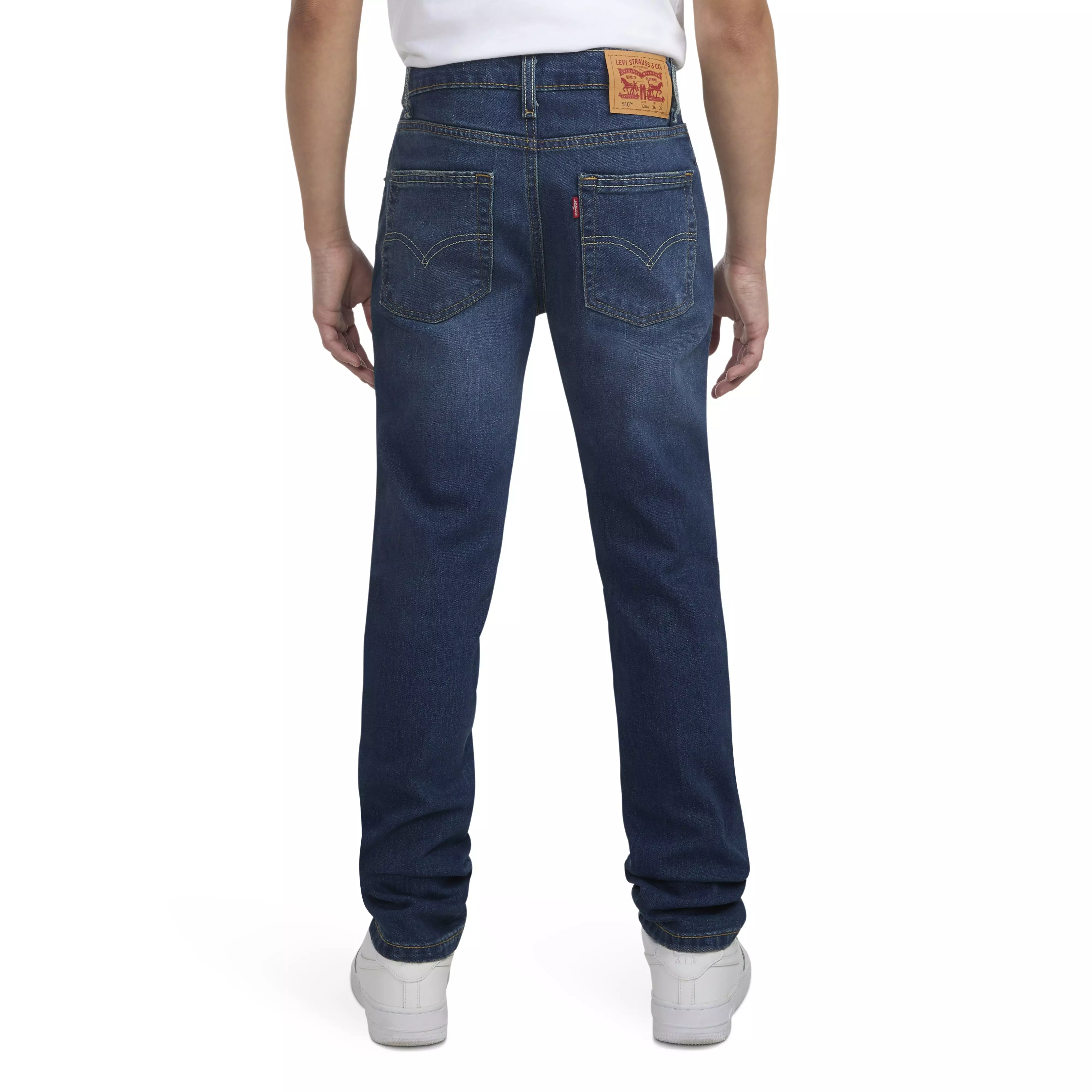 Levi's Big Boys' 510 Classic Skinny Fit Med Wash Melbourne Blue Denim Jeans - MELBOURNE BLUE