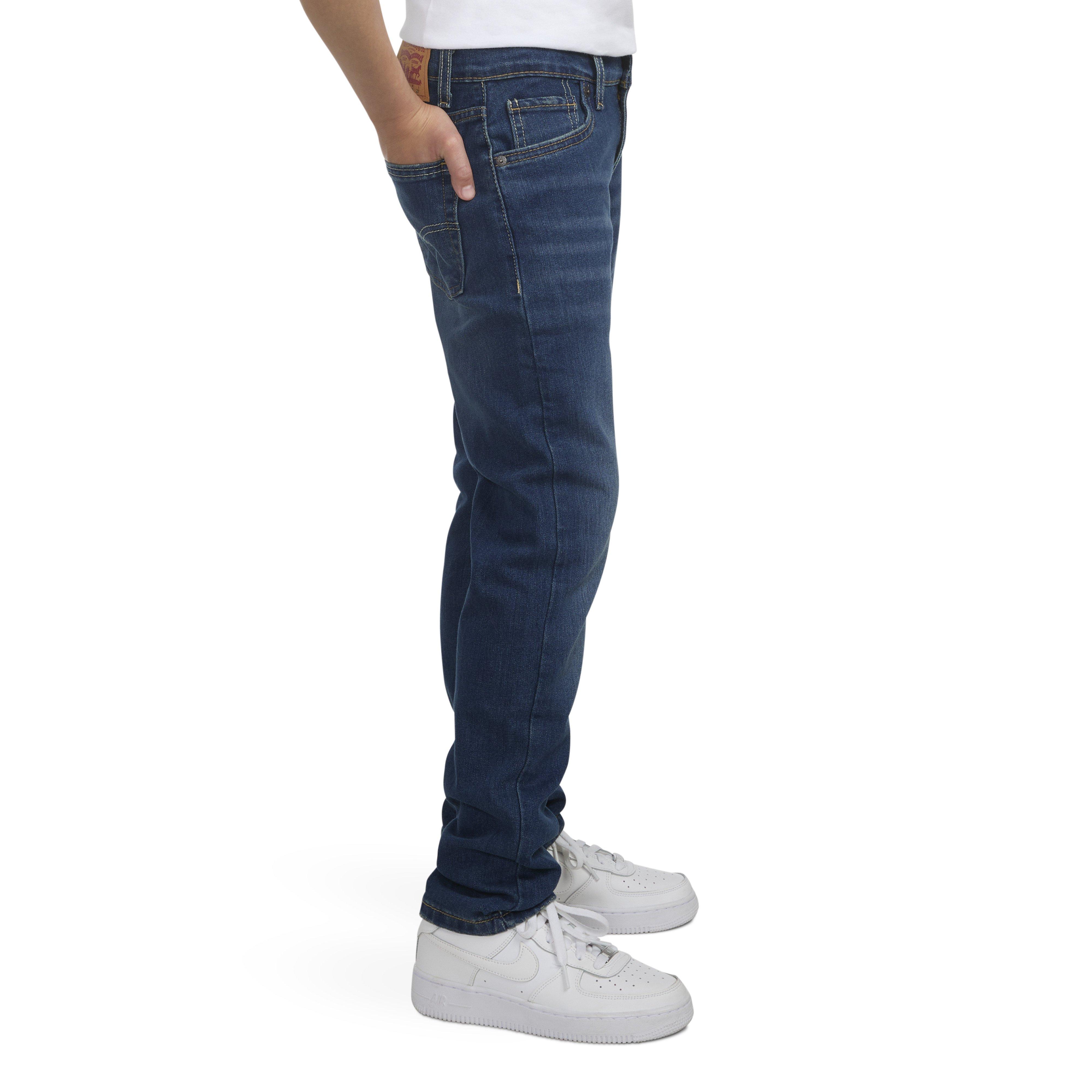 Levi's 510 Classic Skinny Fit Med Wash Big Boys' Melbourne Blue Denim Jeans - MELBOURNE BLUE Thumbnail View 3