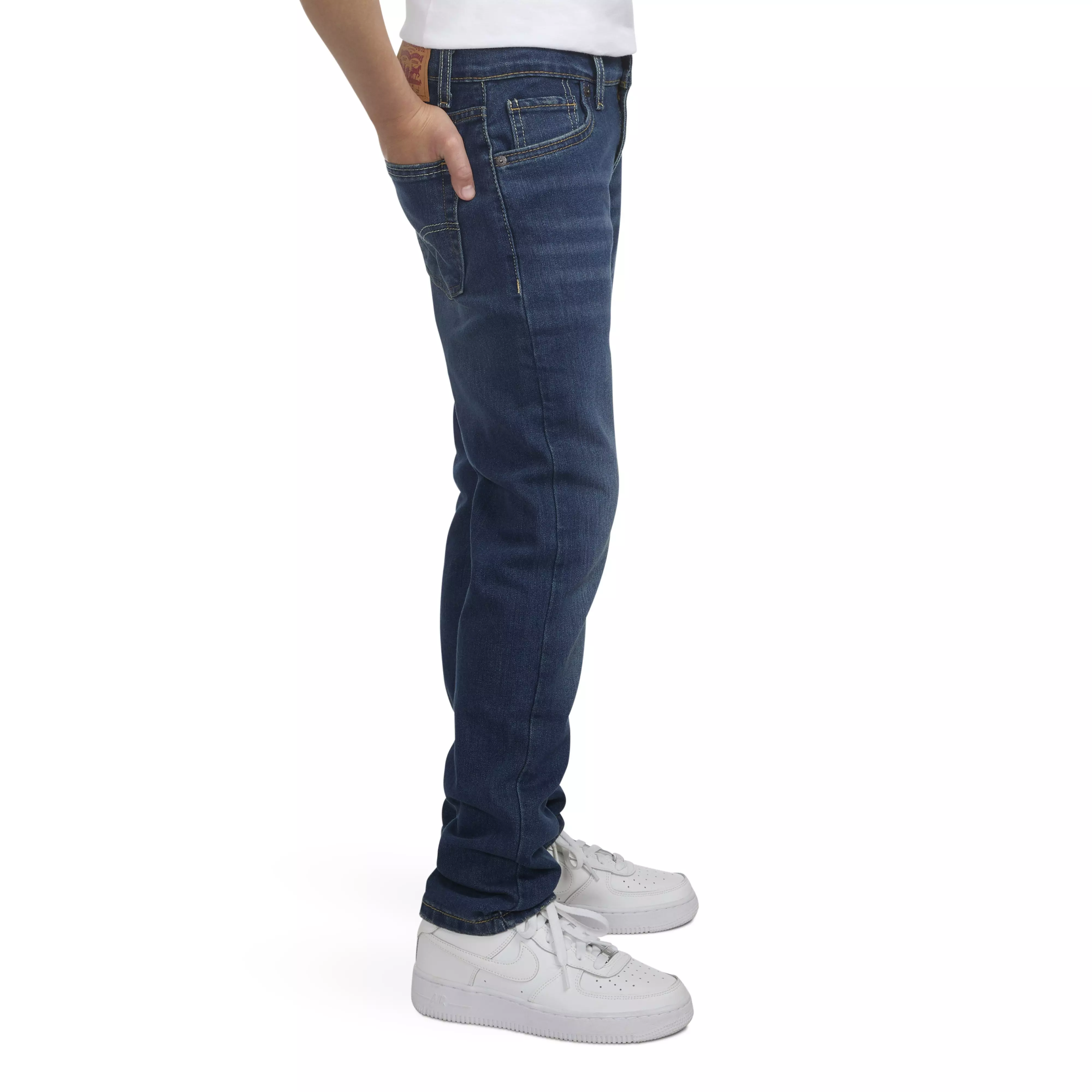 Levi's Big Boys' 510 Classic Skinny Fit Med Wash Melbourne Blue Denim Jeans - MELBOURNE BLUE