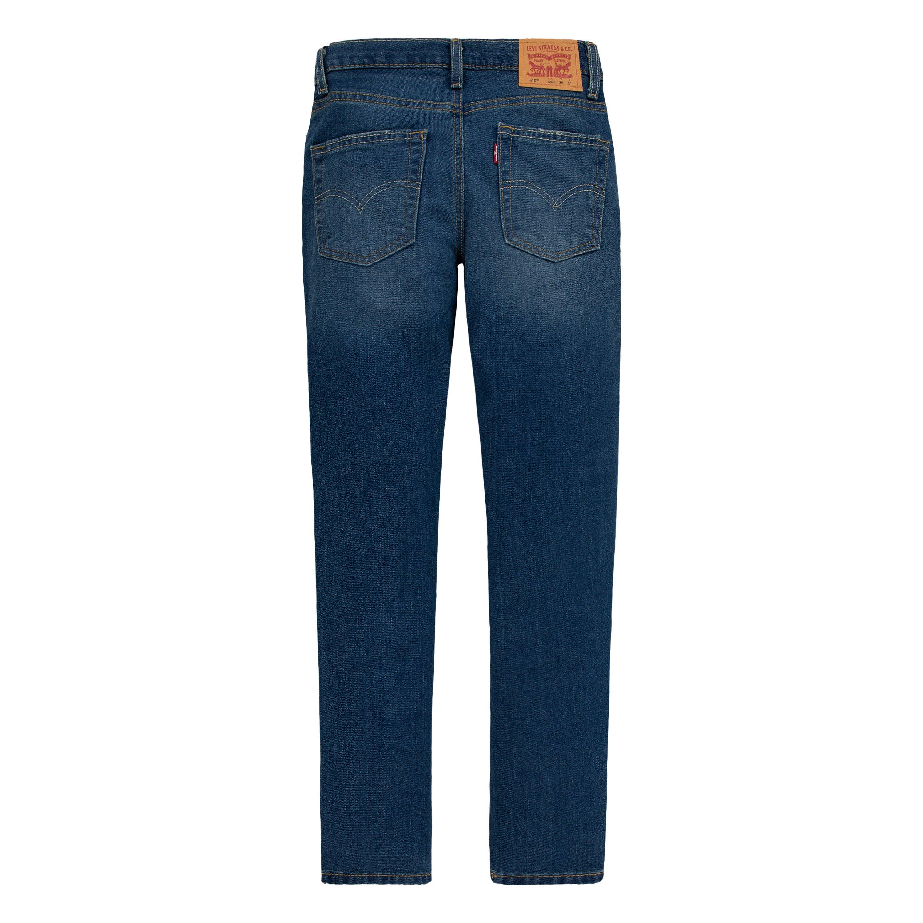 Levi's Big Boys' 510 Classic Skinny Fit Med Wash Melbourne Blue Denim Jeans - MELBOURNE BLUE Thumbnail View 9