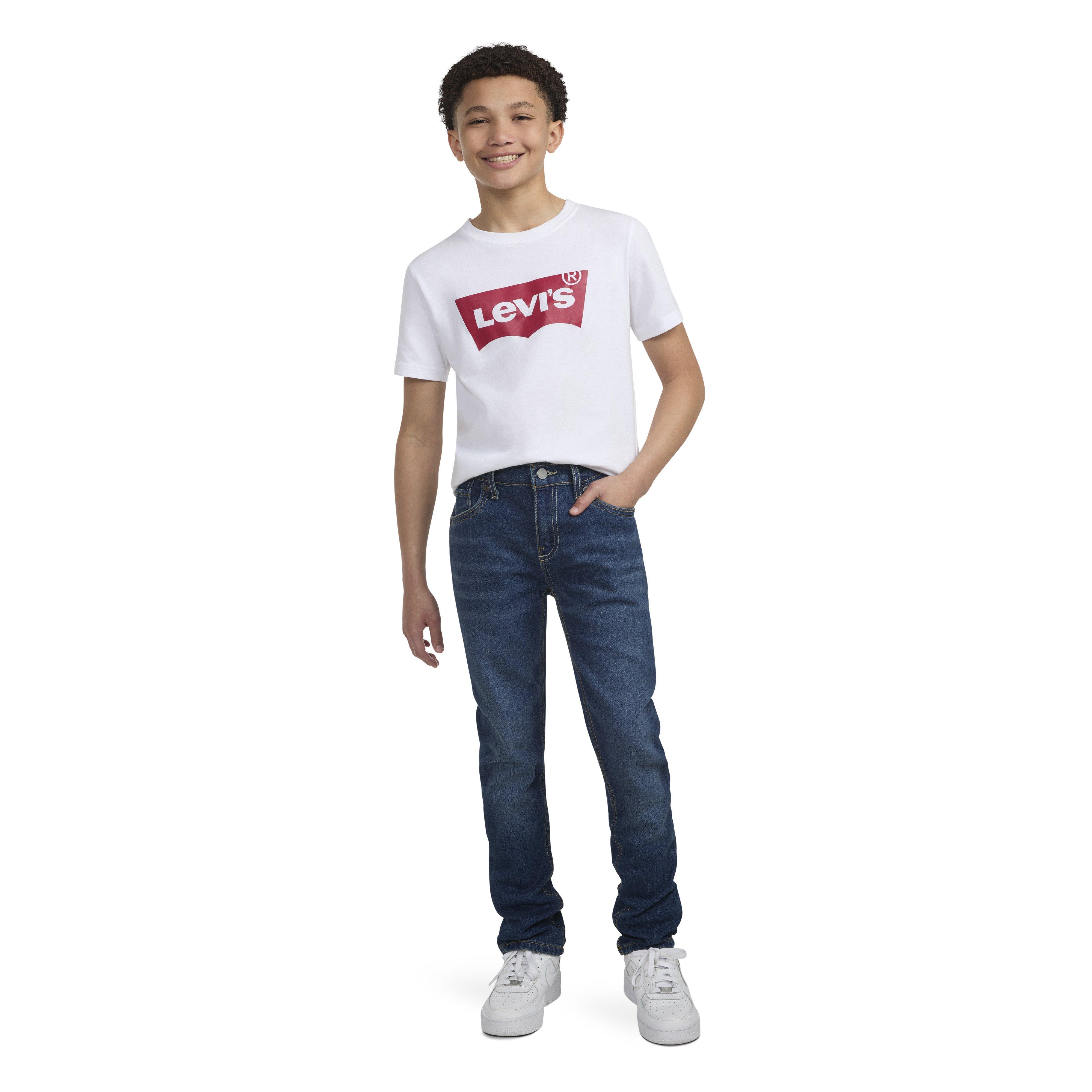 Levi's 510 Classic Skinny Fit Med Wash Big Boys' Melbourne Blue Denim Jeans - MELBOURNE BLUE Thumbnail View 10