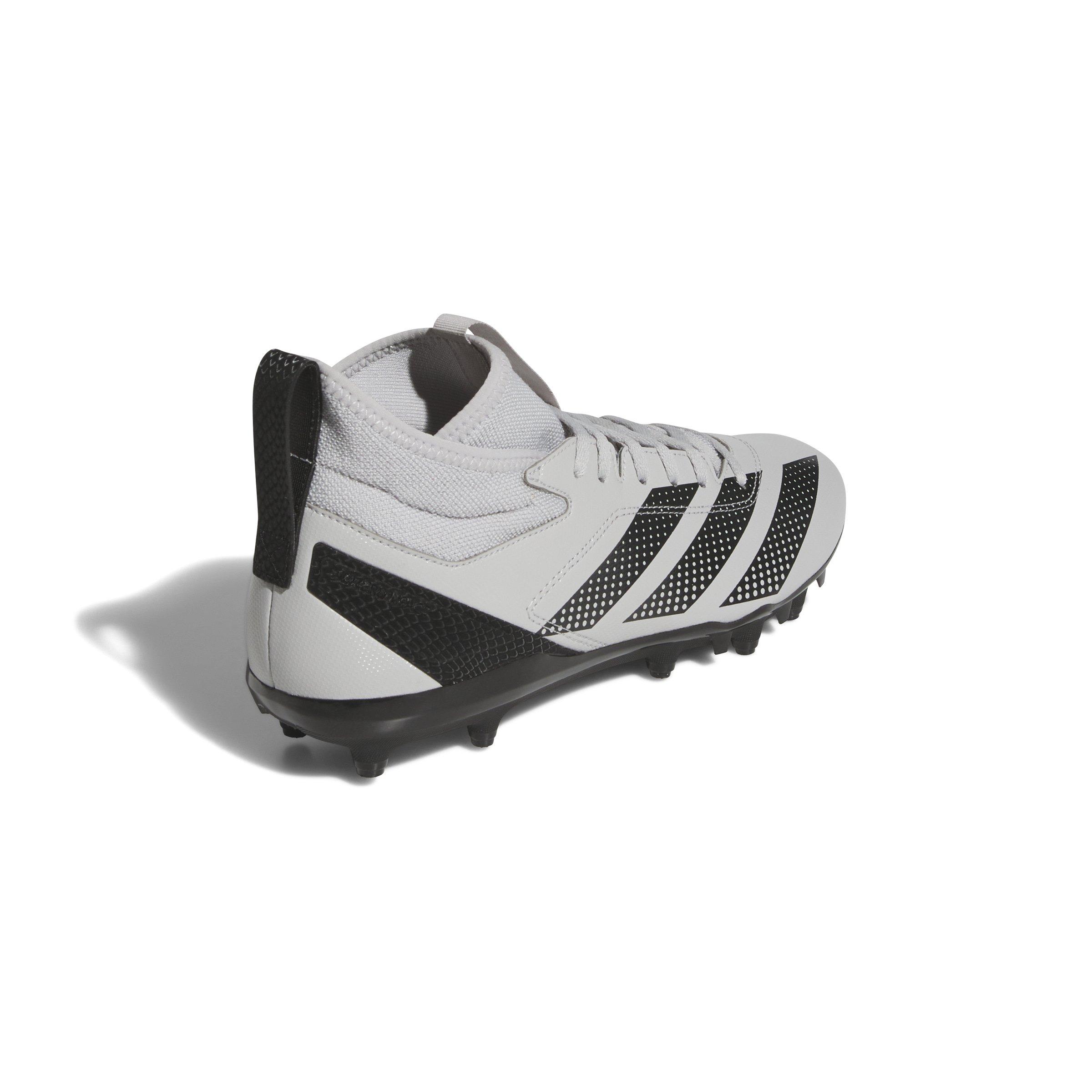 adidas Adizero Impact.2 "Grey Two/Core Black/Grey Two" Men's Football Cleat - GREY/BLACK/GREY Thumbnail View 4