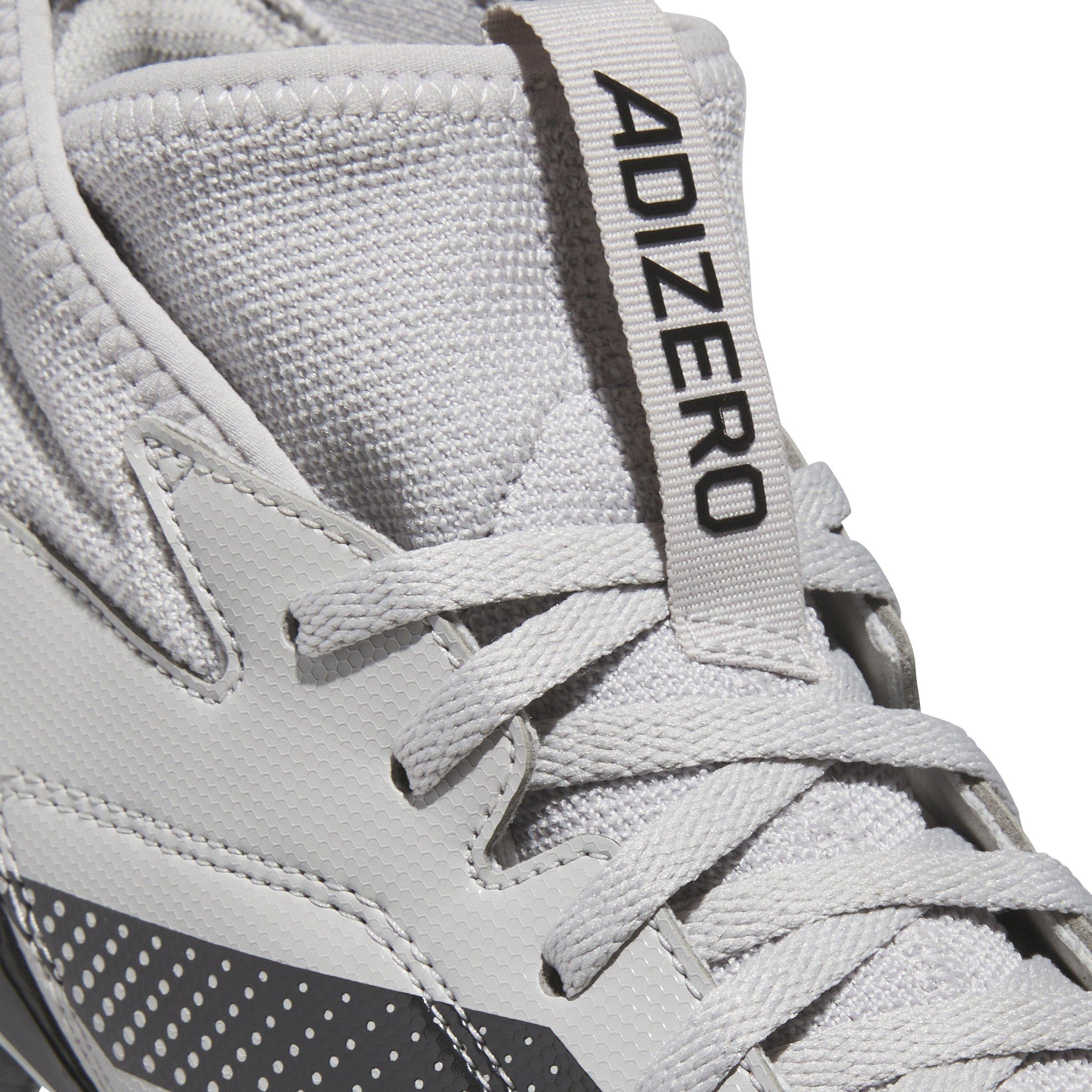 adidas Adizero Impact.2 "Grey Two/Core Black/Grey Two" Men's Football Cleat - GREY/BLACK/GREY Thumbnail View 8