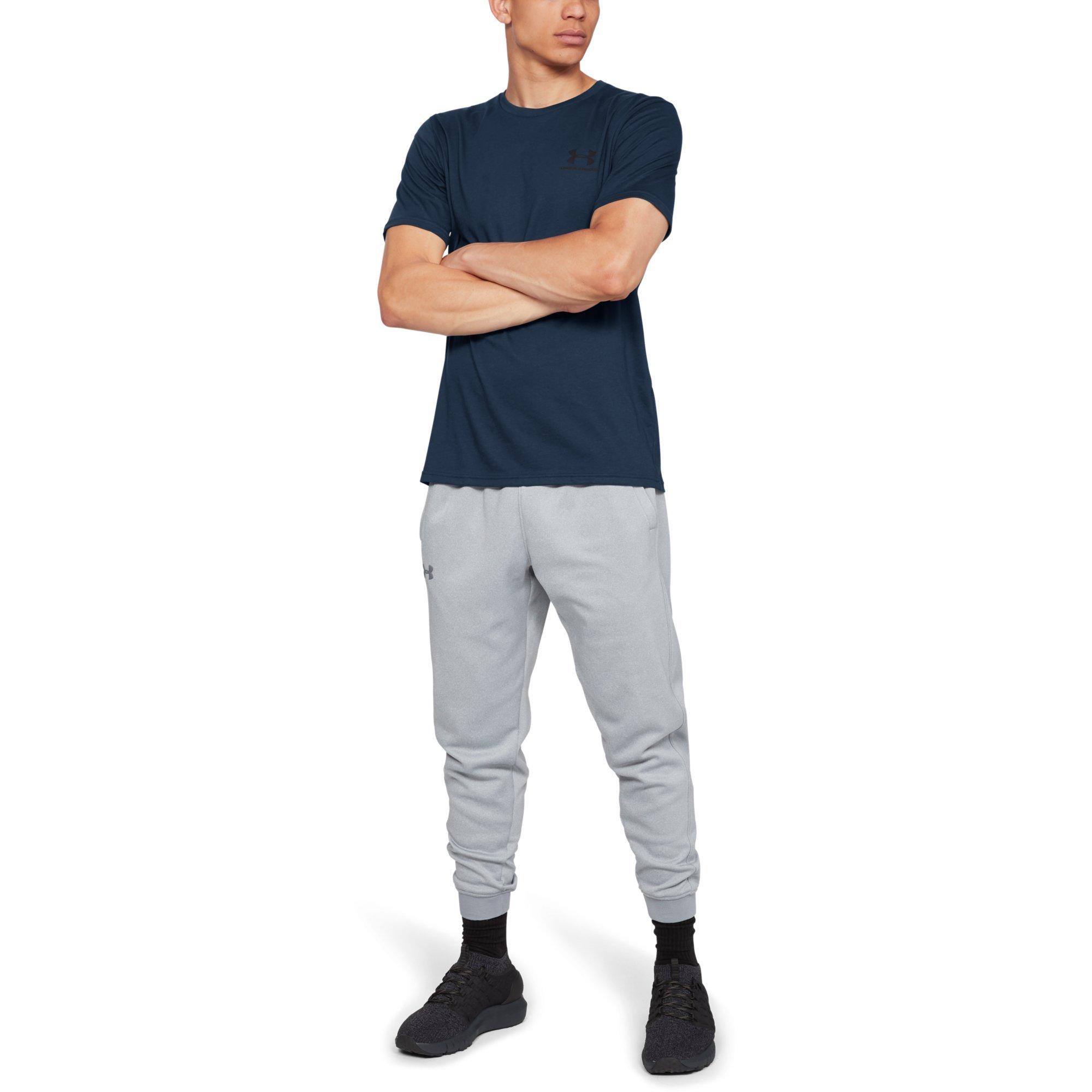 Under Armour Men's Sportstyle Navy Tee - NAVY Thumbnail View 5