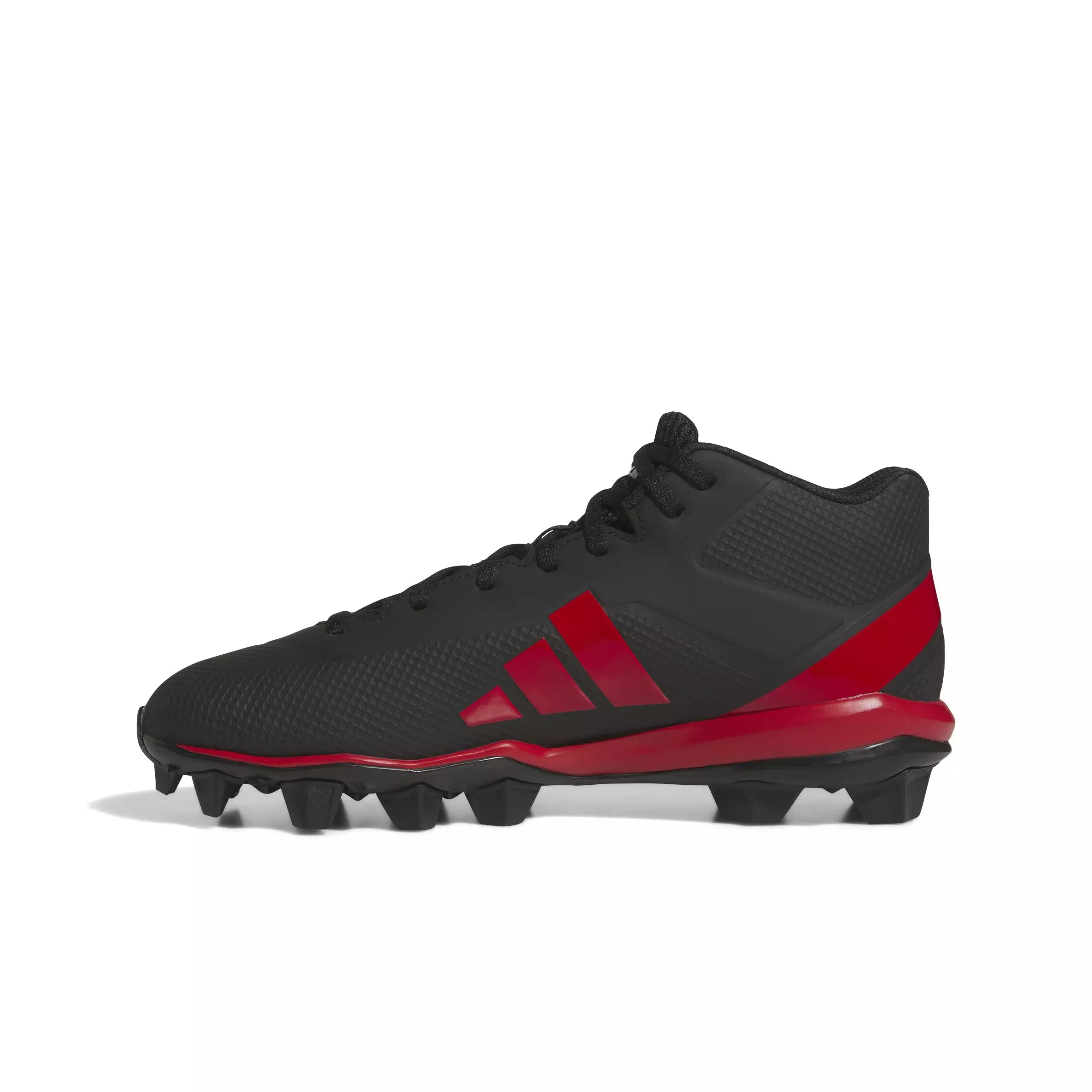 adidas Adizero Impact.2 "Core Black/Team Power Red 2/Core Black" Men's Football Cleat - BLACK/RED/BLACK