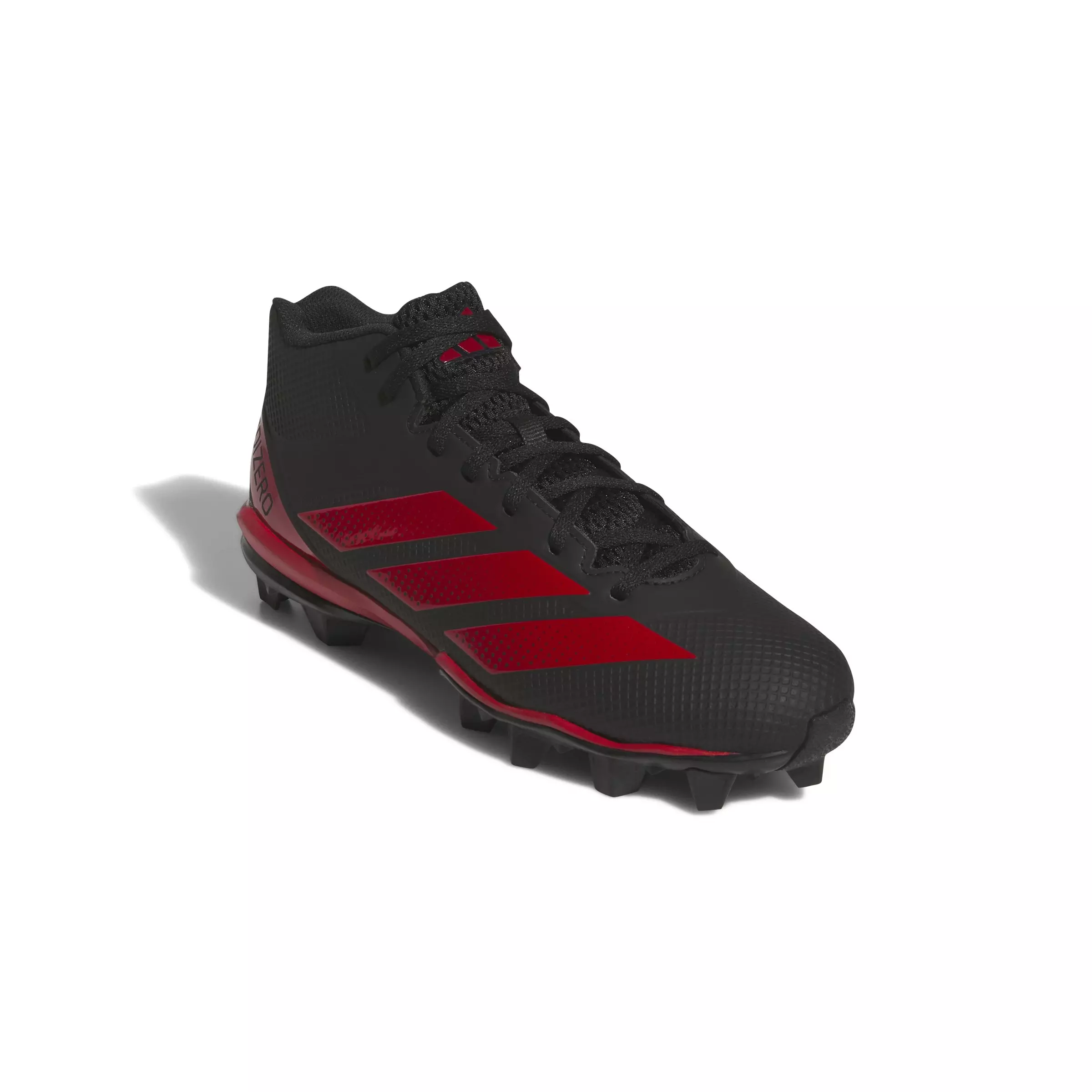 adidas Adizero Impact.2 "Core Black/Team Power Red 2/Core Black" Men's Football Cleat - BLACK/RED/BLACK